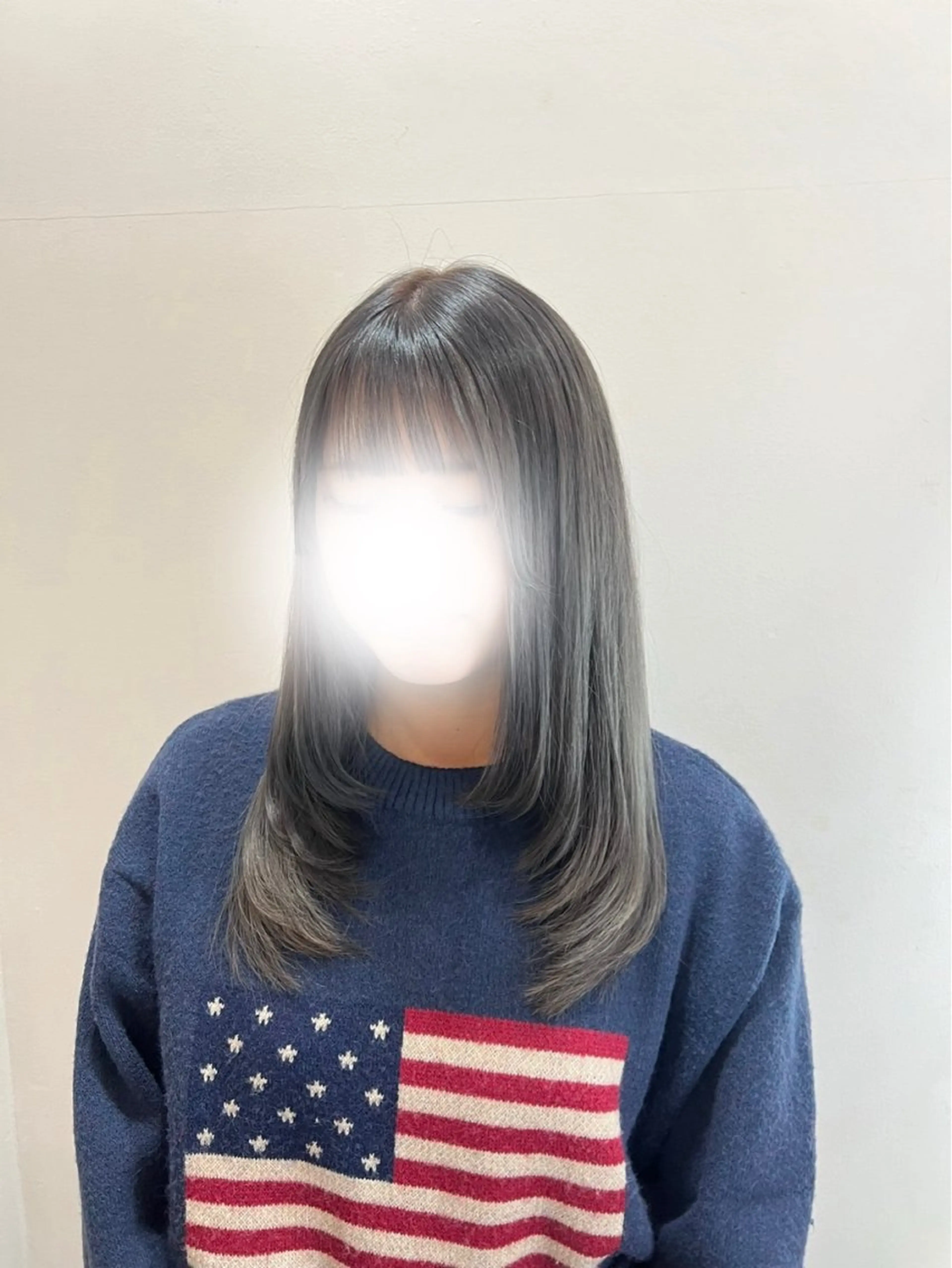 ミディアム 皆川 優奈のヘアスタイル