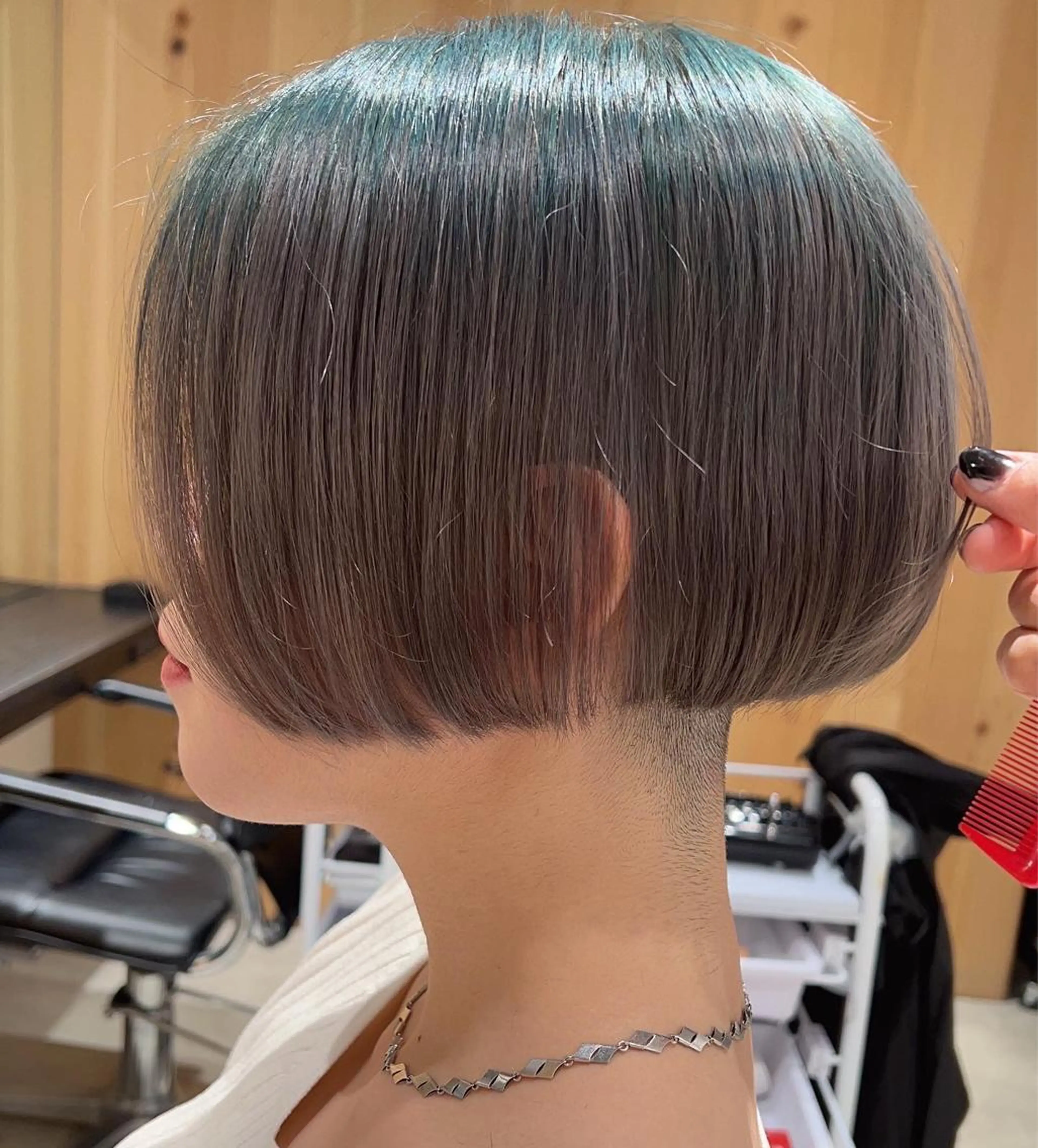 ショート カラー カット ヘアカラー トリートメント GO TODAY SHAIRE SALON 渋谷モディ所属・スキバサミを使わない カット🌼唯🌼のヘアスタイル