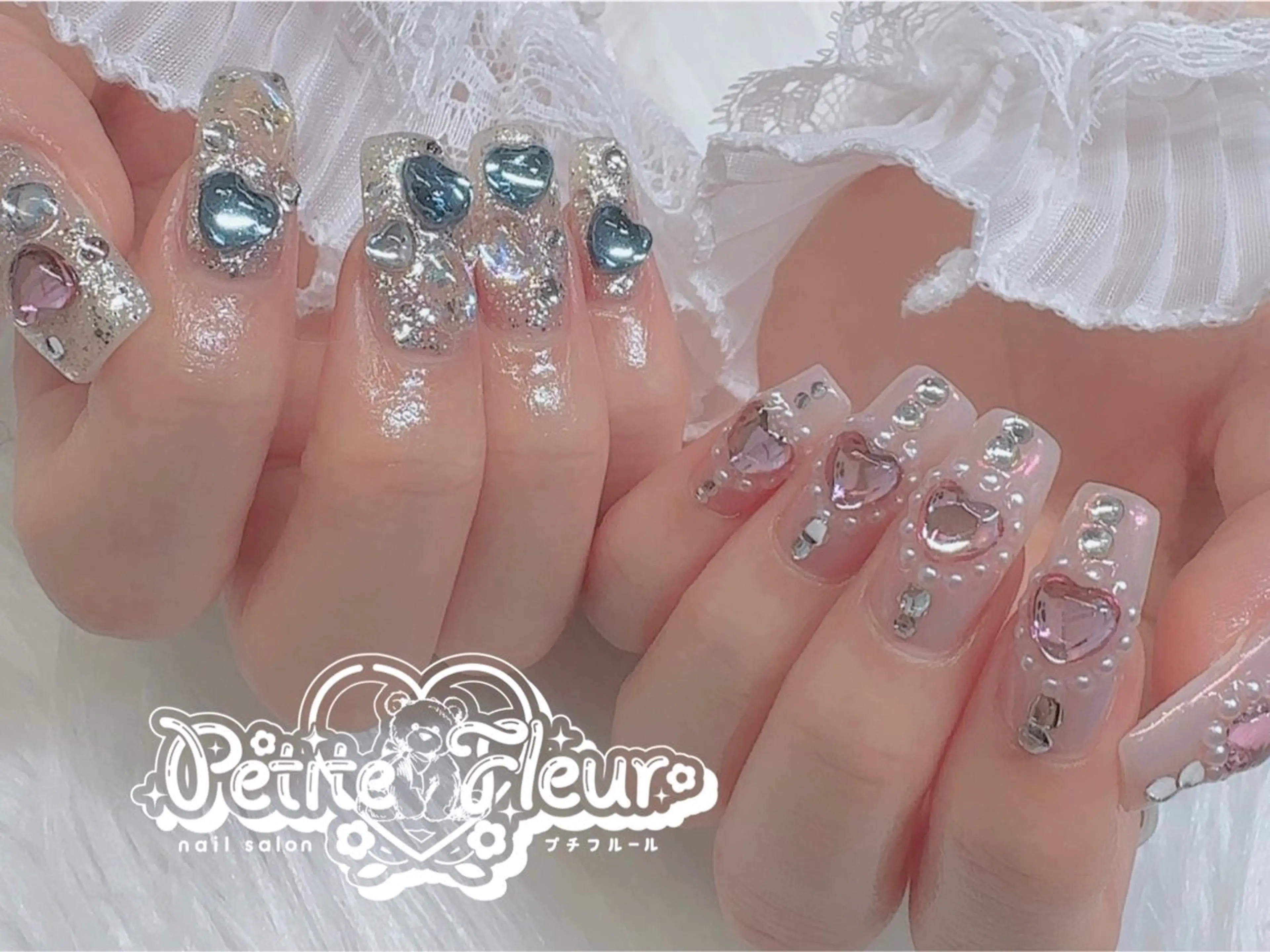 ネイル ハンドネイル ❁⃘*。Petite fleur❁⃘*りさのネイルデザイン