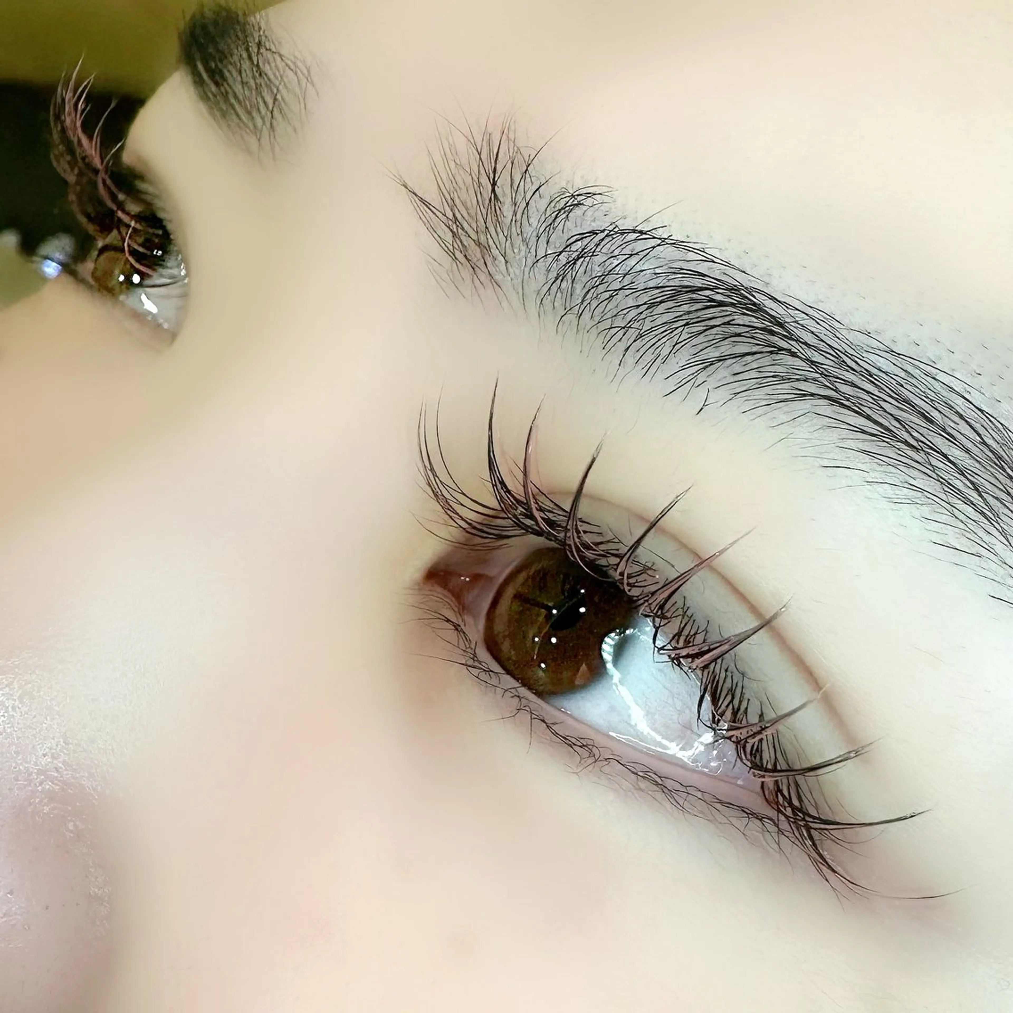 マツエク・マツパ カラーマツエク フラットラッシュ マツエク OPS hair ミクのマツエク・マツパデザイン