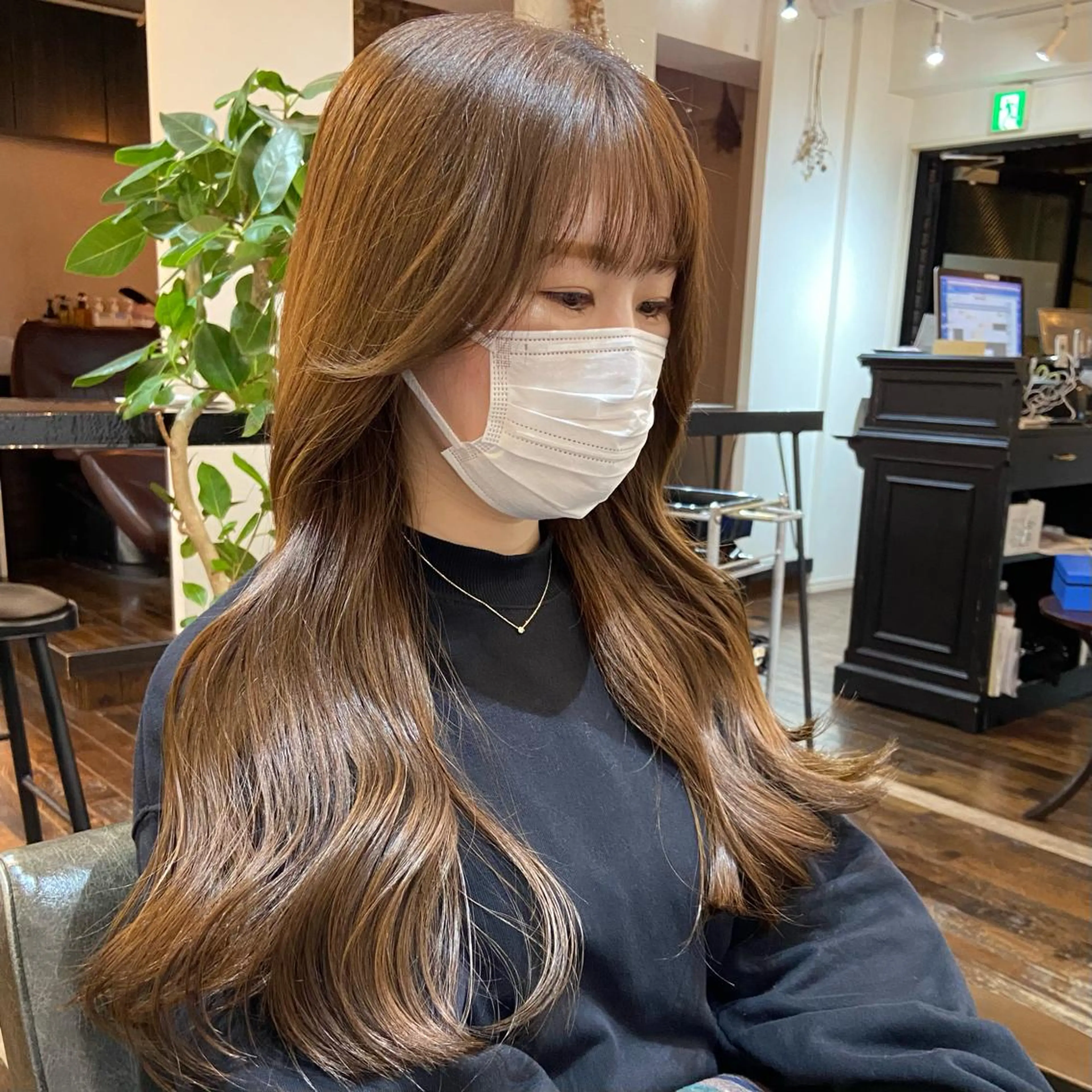 ロング Lamana所属・透明感カラー/ 加瀬たまものヘアスタイル