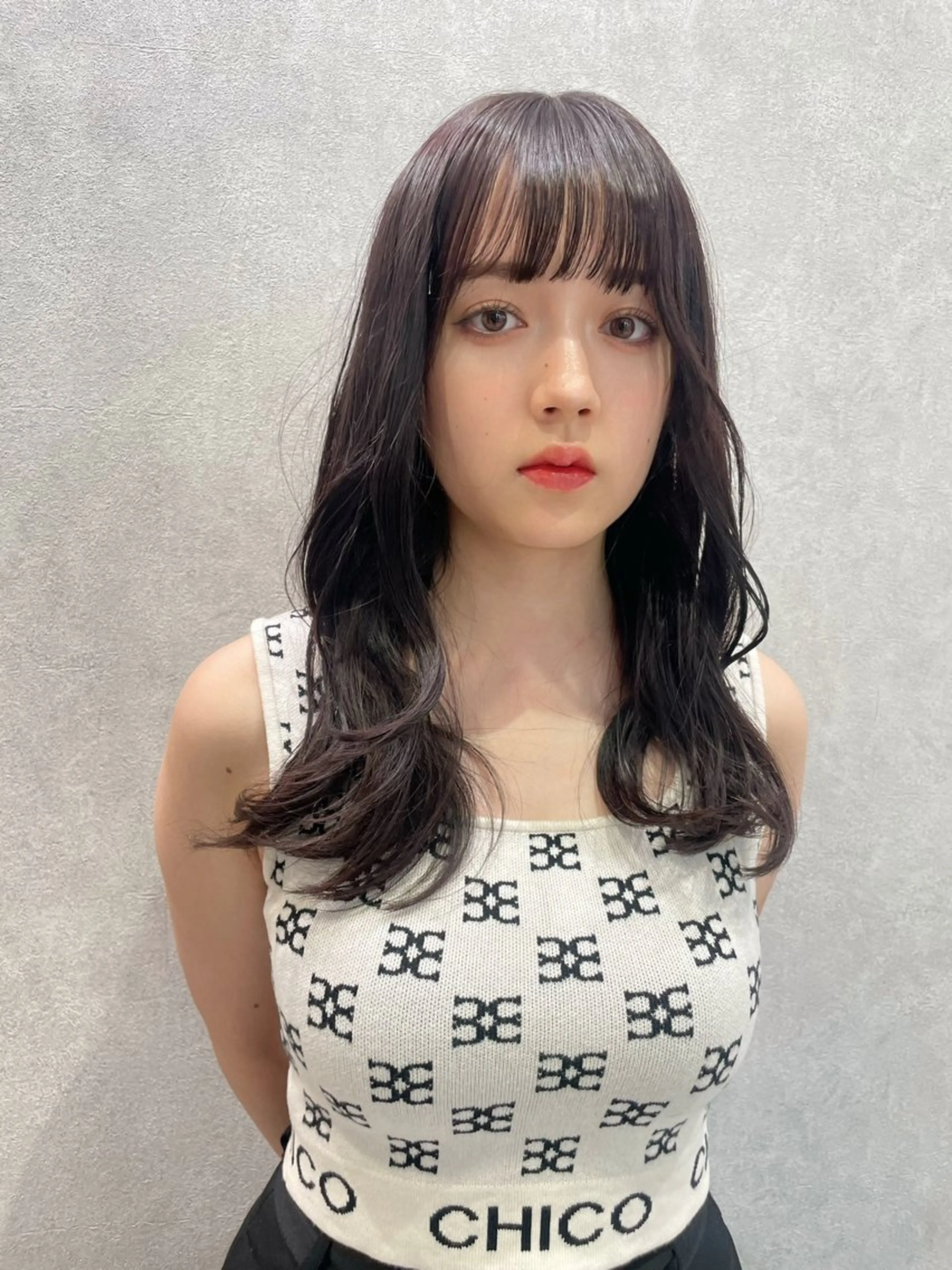 ロング レイヤー/韓国/ 顔周り/しんやのヘアスタイル