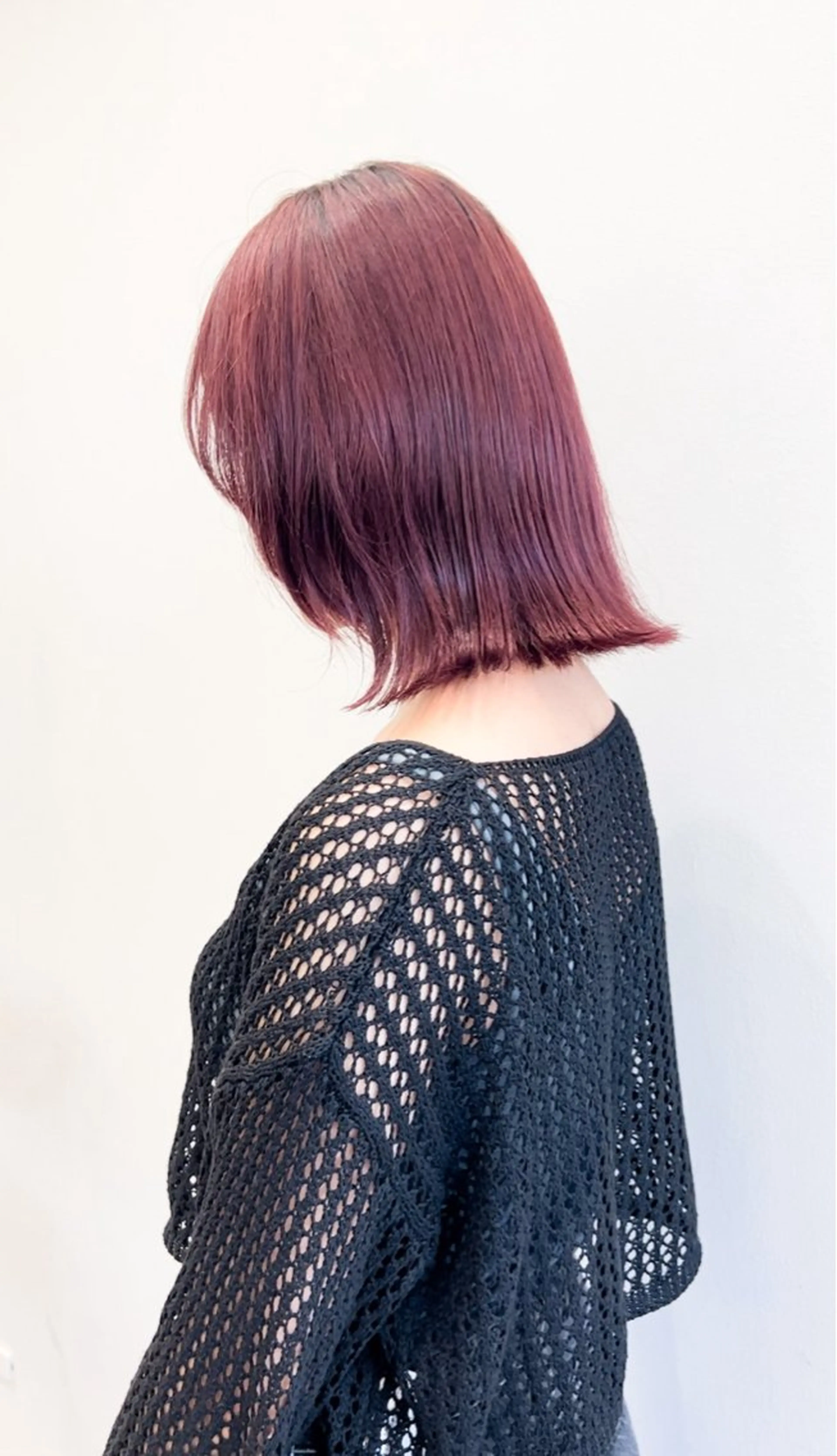 ミディアム カラー ベージュカラー ブリーチ カシス ハイトーンカラー ピンクカラー 似合わせカット🫧 /パーマRINAのヘアスタイル