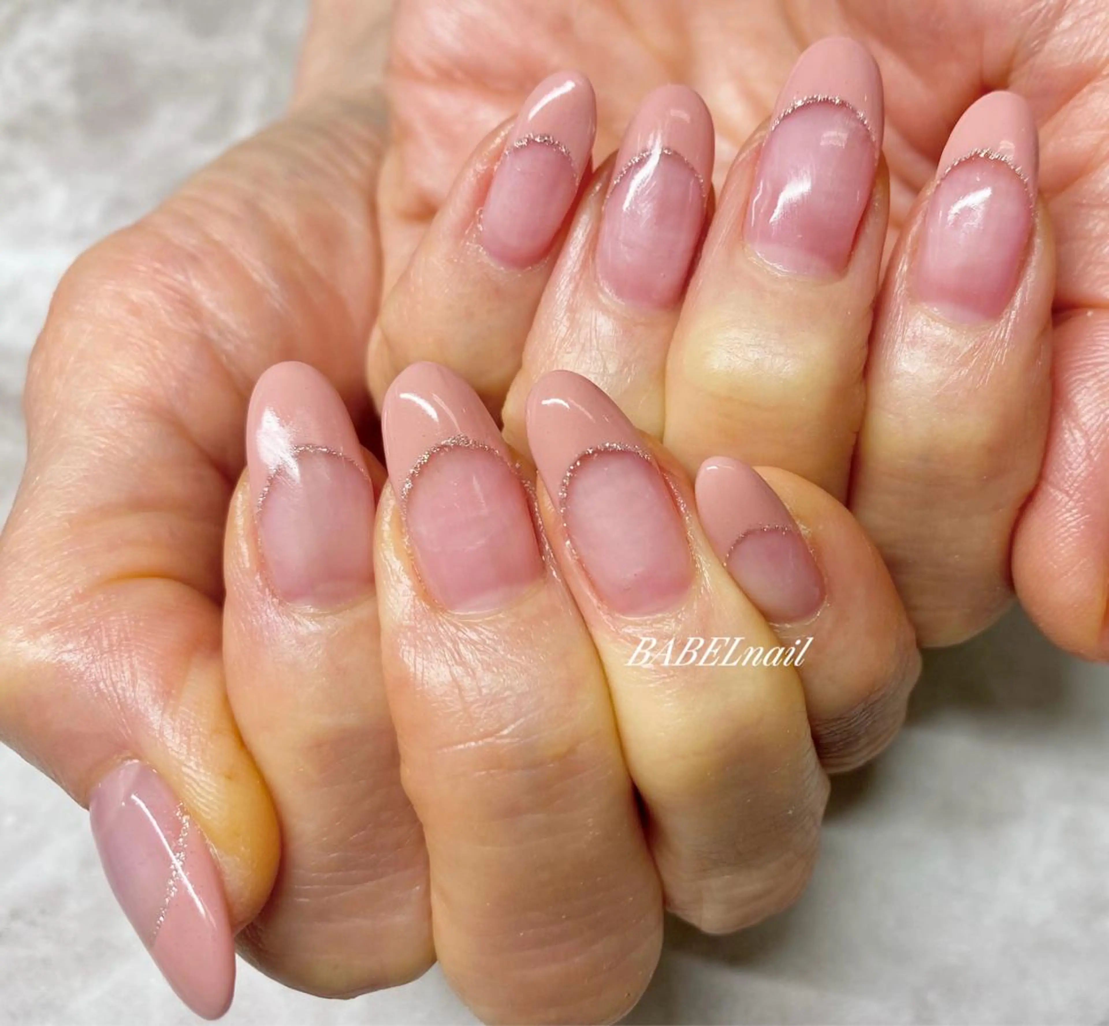 ネイル アートネイル ジェルネイル オフィスネイル ショートネイル ハンドネイル BABELバベル所属・江戸川橋✨BABEL 【バベル】大人可愛いのネイルデザイン