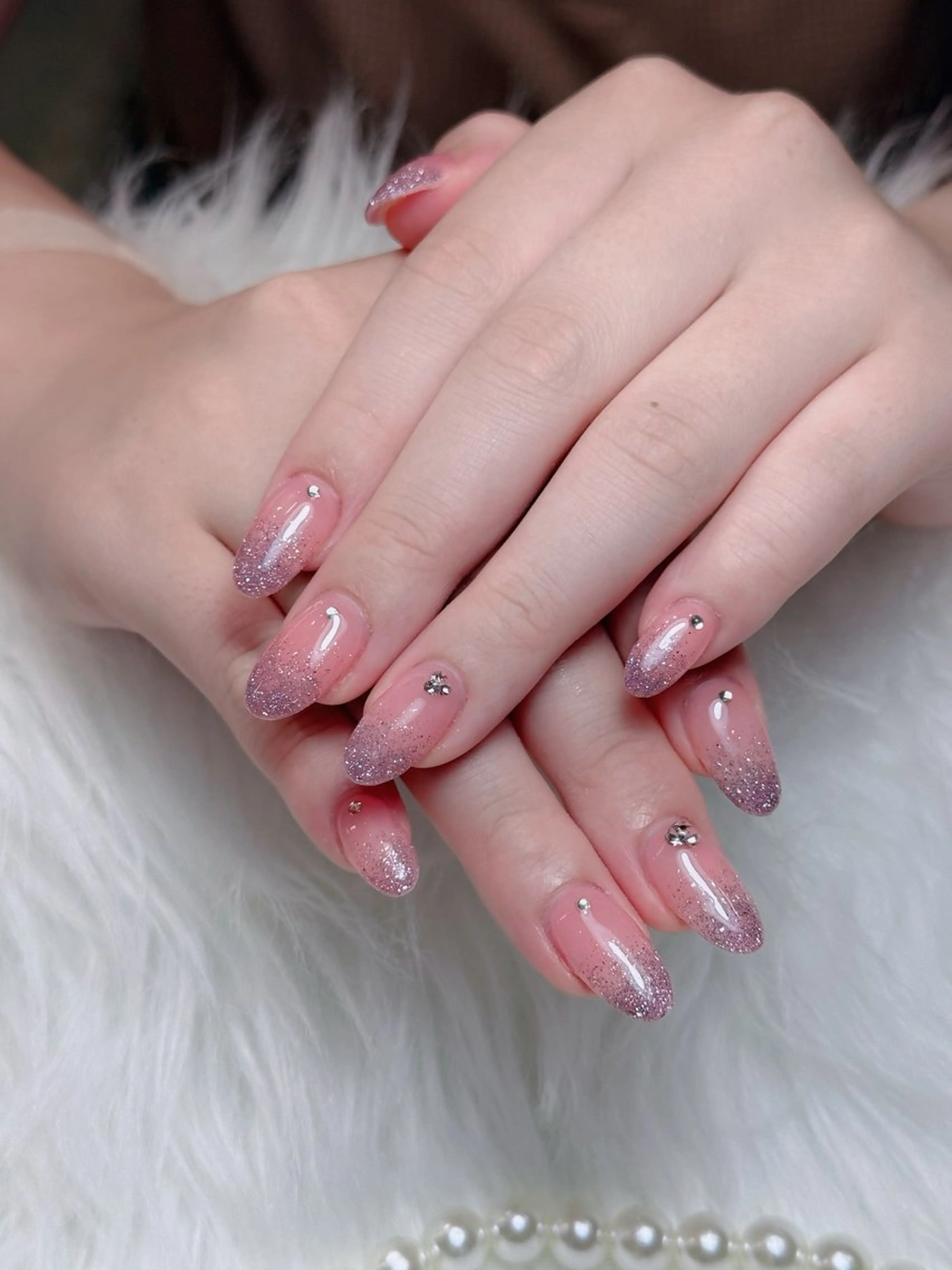 ネイル オーロラネイル チークネイル フットネイル フレンチネイル 韓国ネイル ハンドネイル Lumi Nailのネイルデザイン