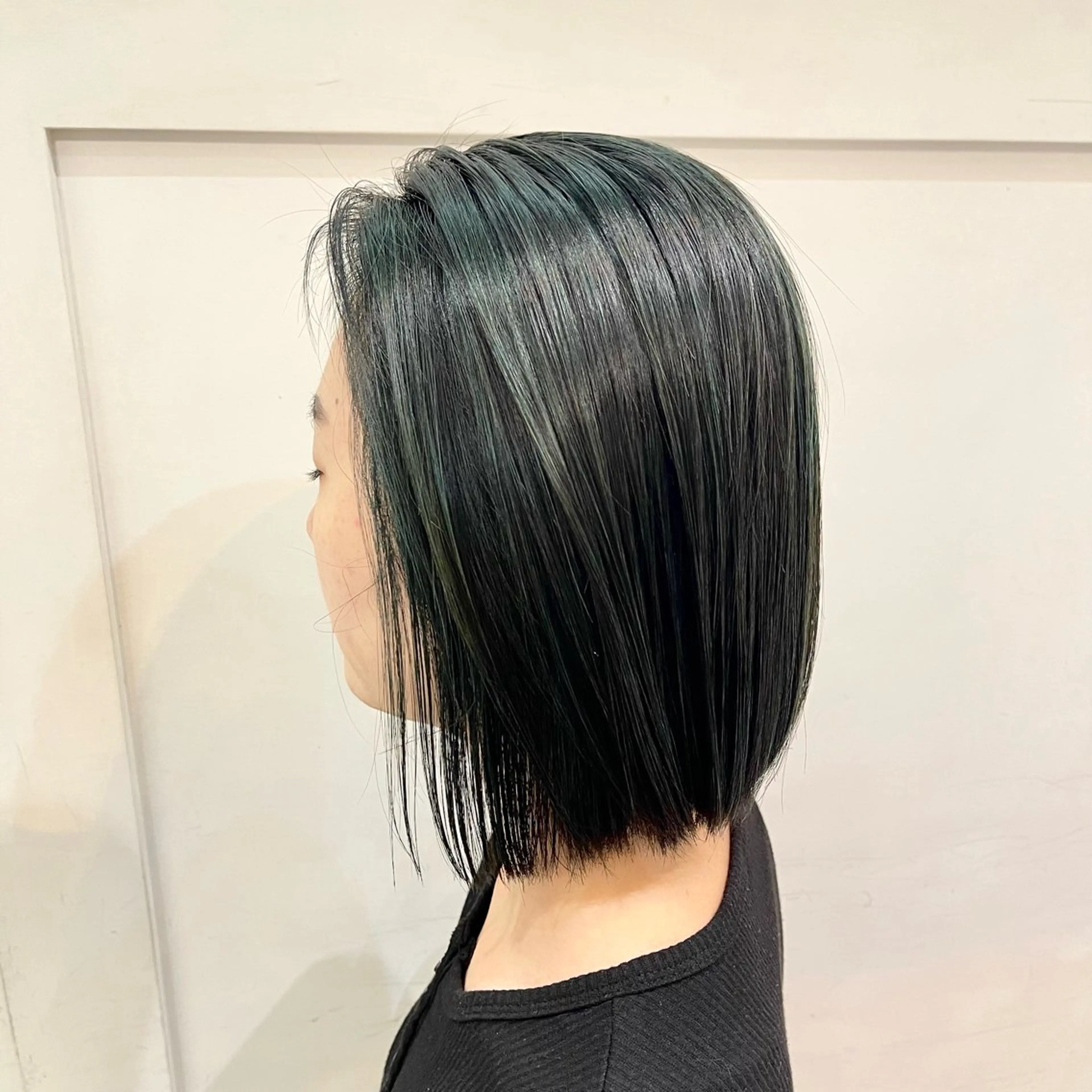 ミディアム カラー abie hair 西大島店所属・am iのヘアスタイル