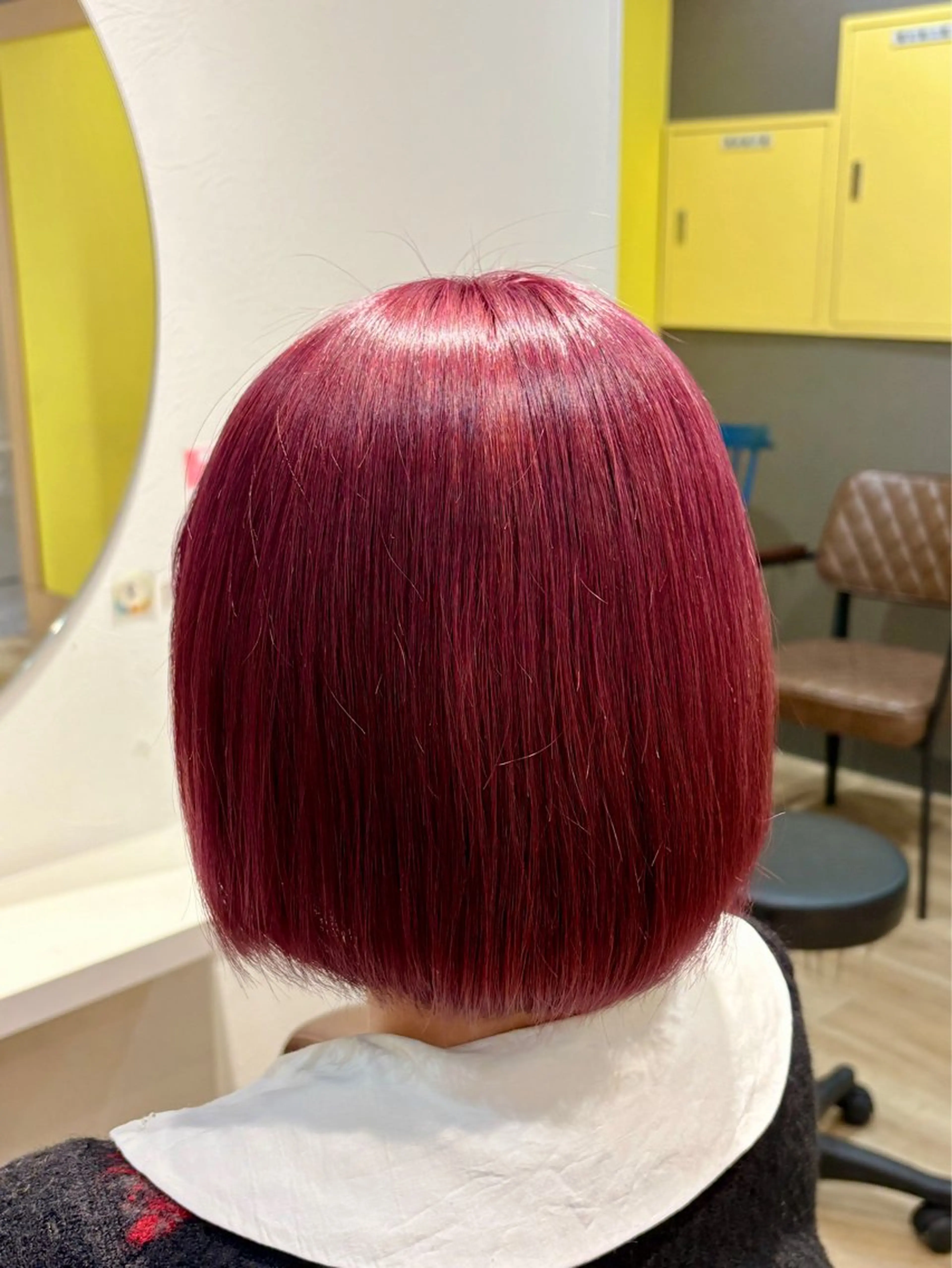 ミディアム ヘアカラー トリートメント 髪質改善🌿‬/艶感 /髙木 優人のヘアスタイル