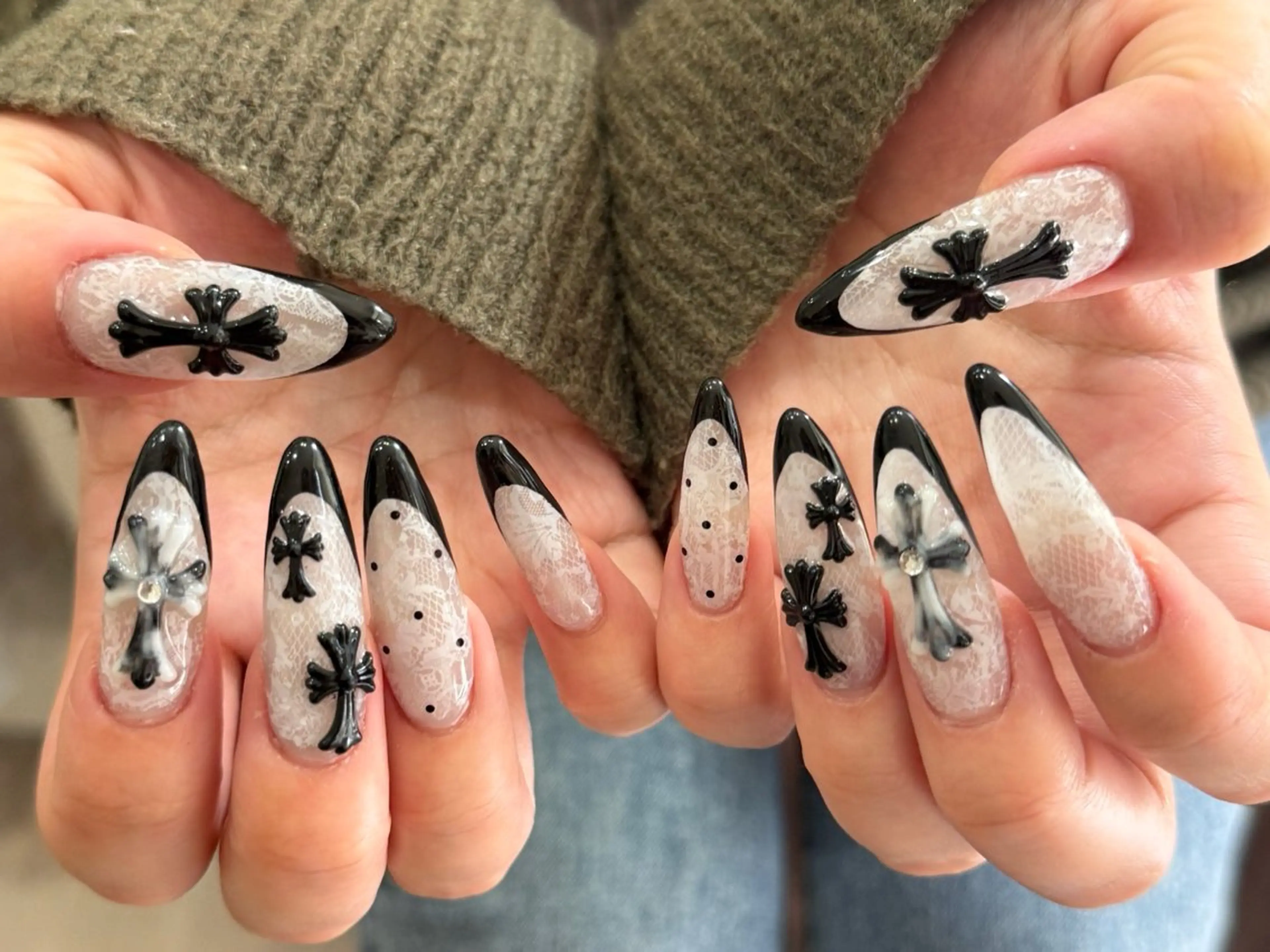 ‎🤍10本長さ出し＋フルアート10本【オフありの方はこちら】の写真