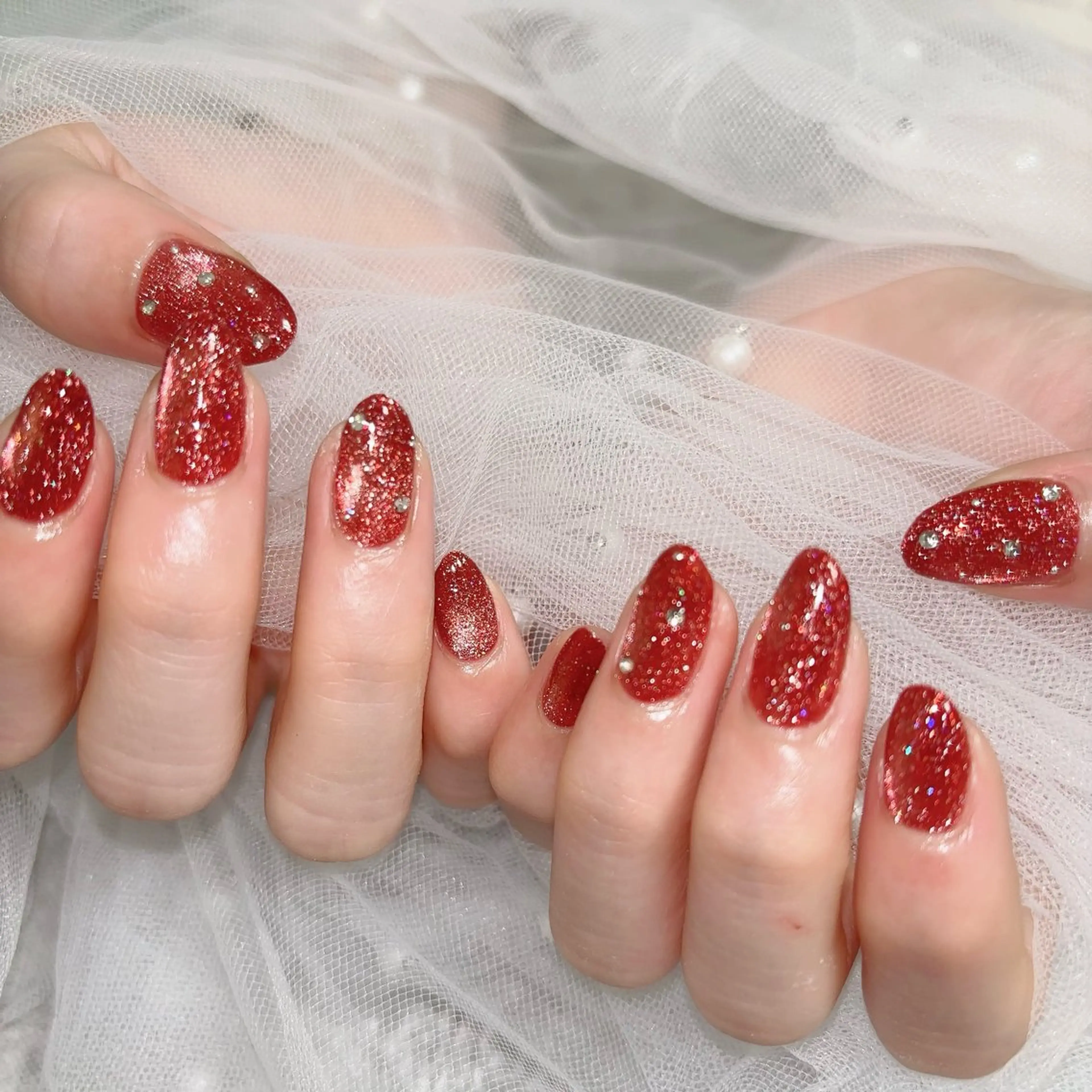 ネイル フラッシュネイル フラッシュマグ ハンドネイル San＆Lily madokaのネイルデザイン