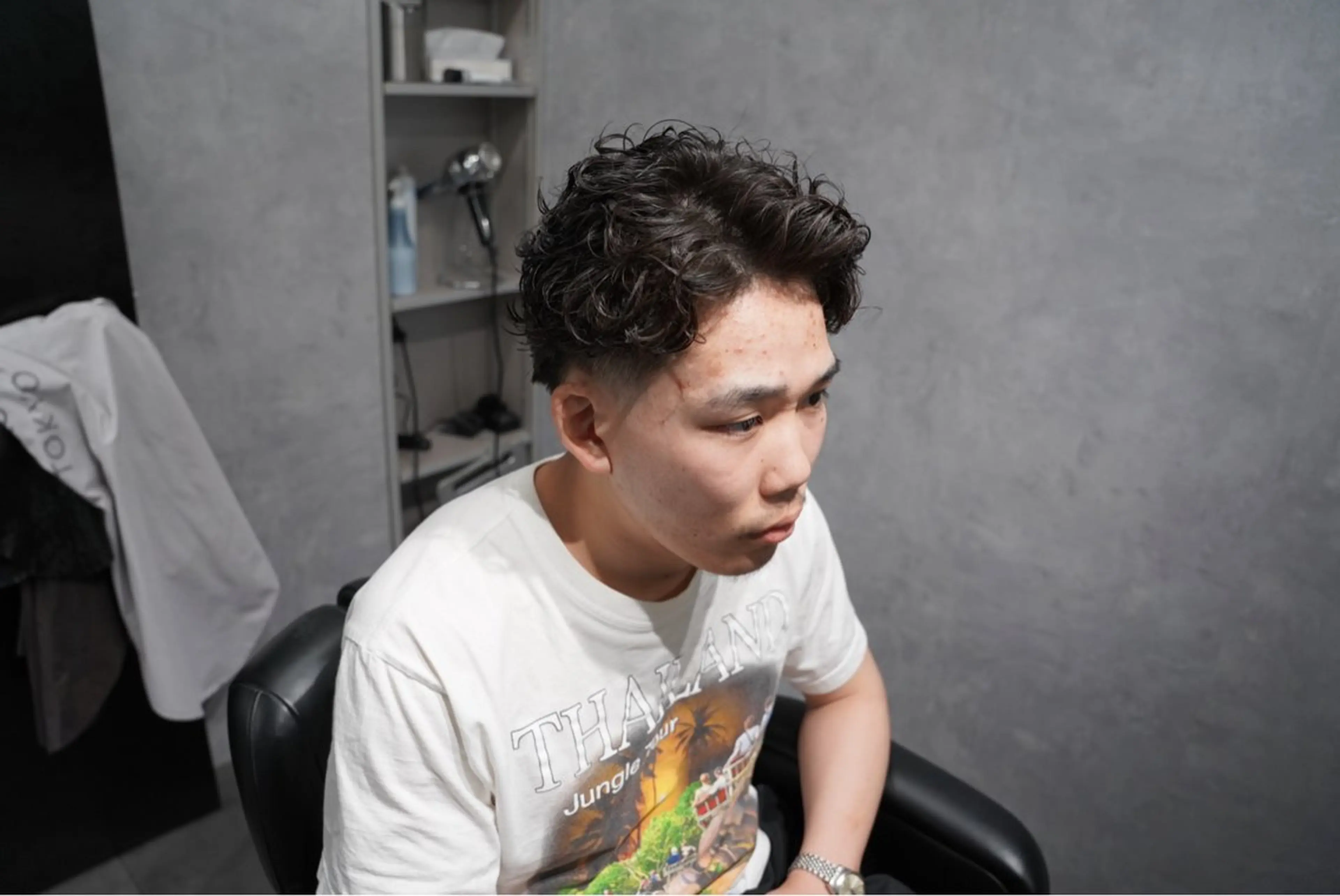 ショート パーマ メンズ 💈メンズ特化💈 barberコウヨウのヘアスタイル