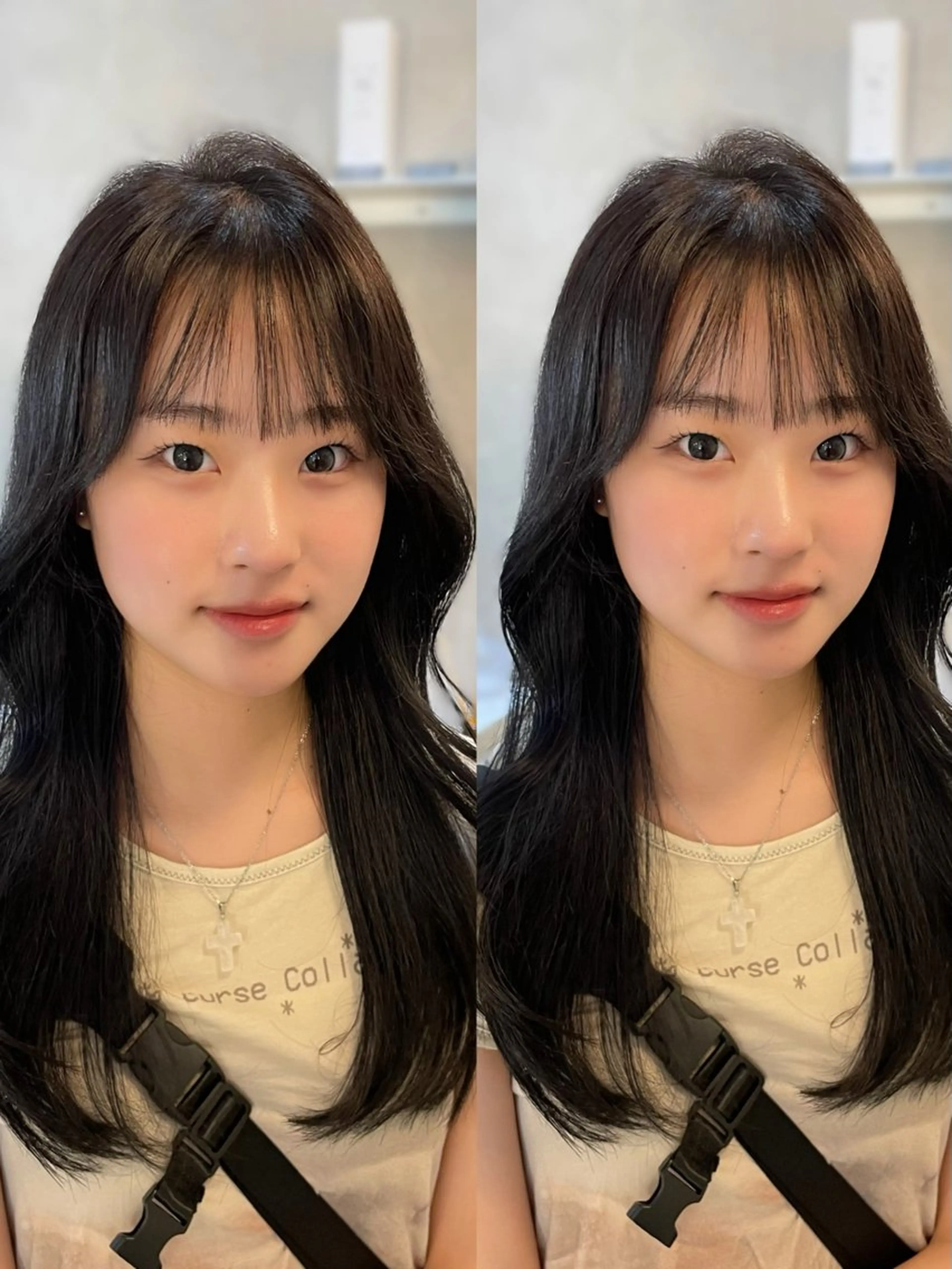 ロング カラー ワンホンレイヤー 福岡天神RAIRAのヘアスタイル