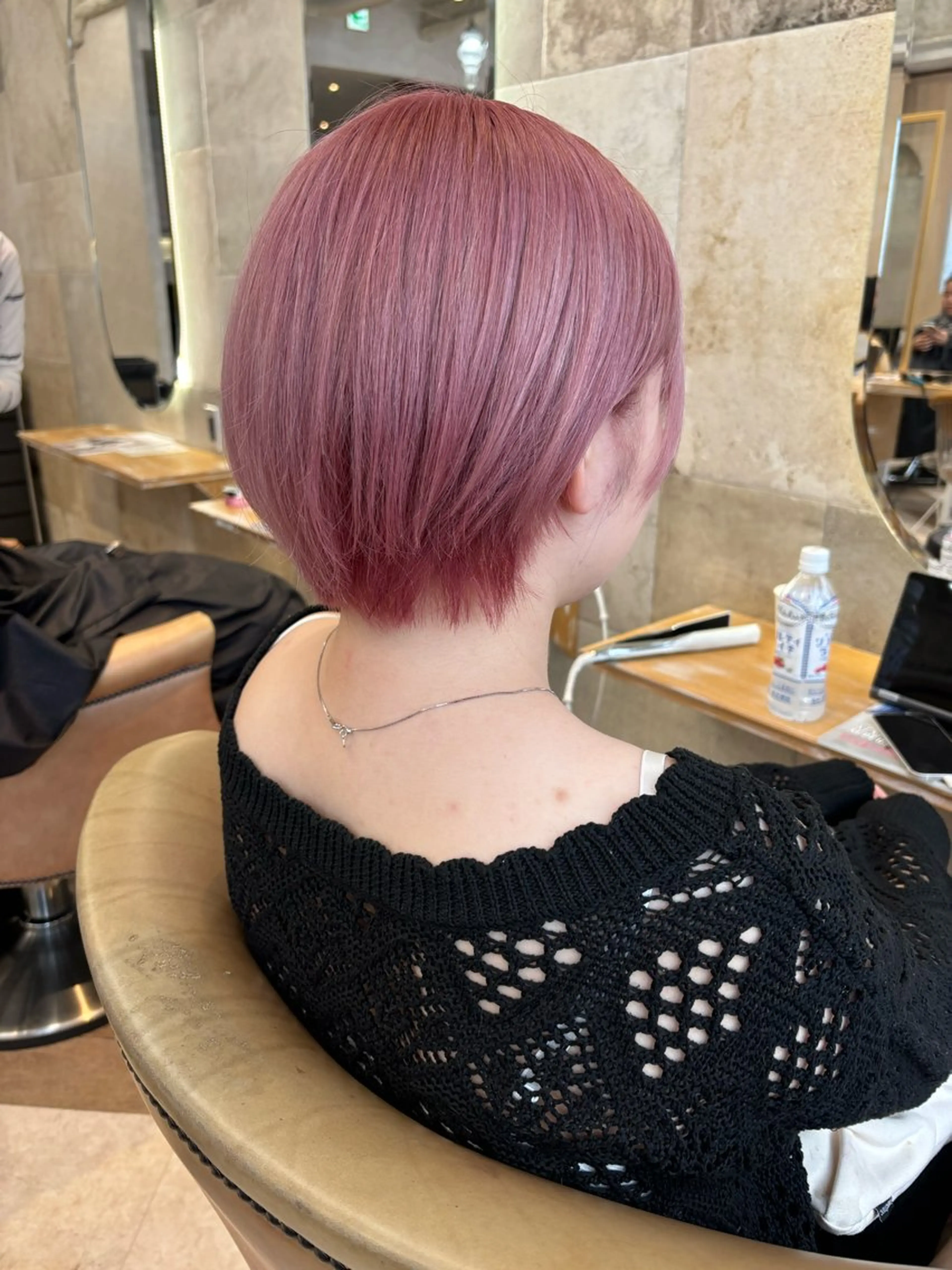 ショート sakura/韓国 ガーリー/ワンホンのヘアスタイル