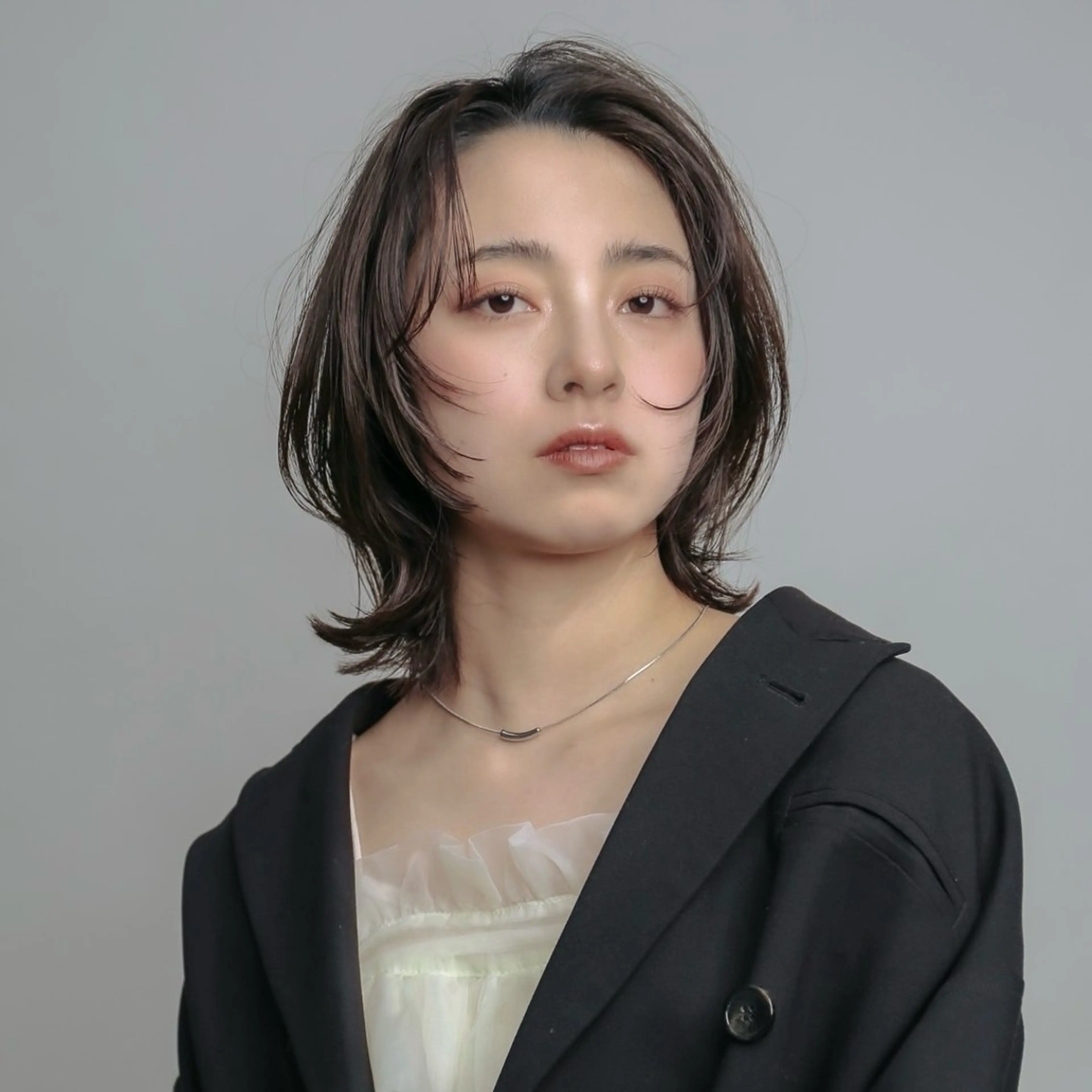 ミディアム かどたはるな レイヤー/パーマのヘアスタイル