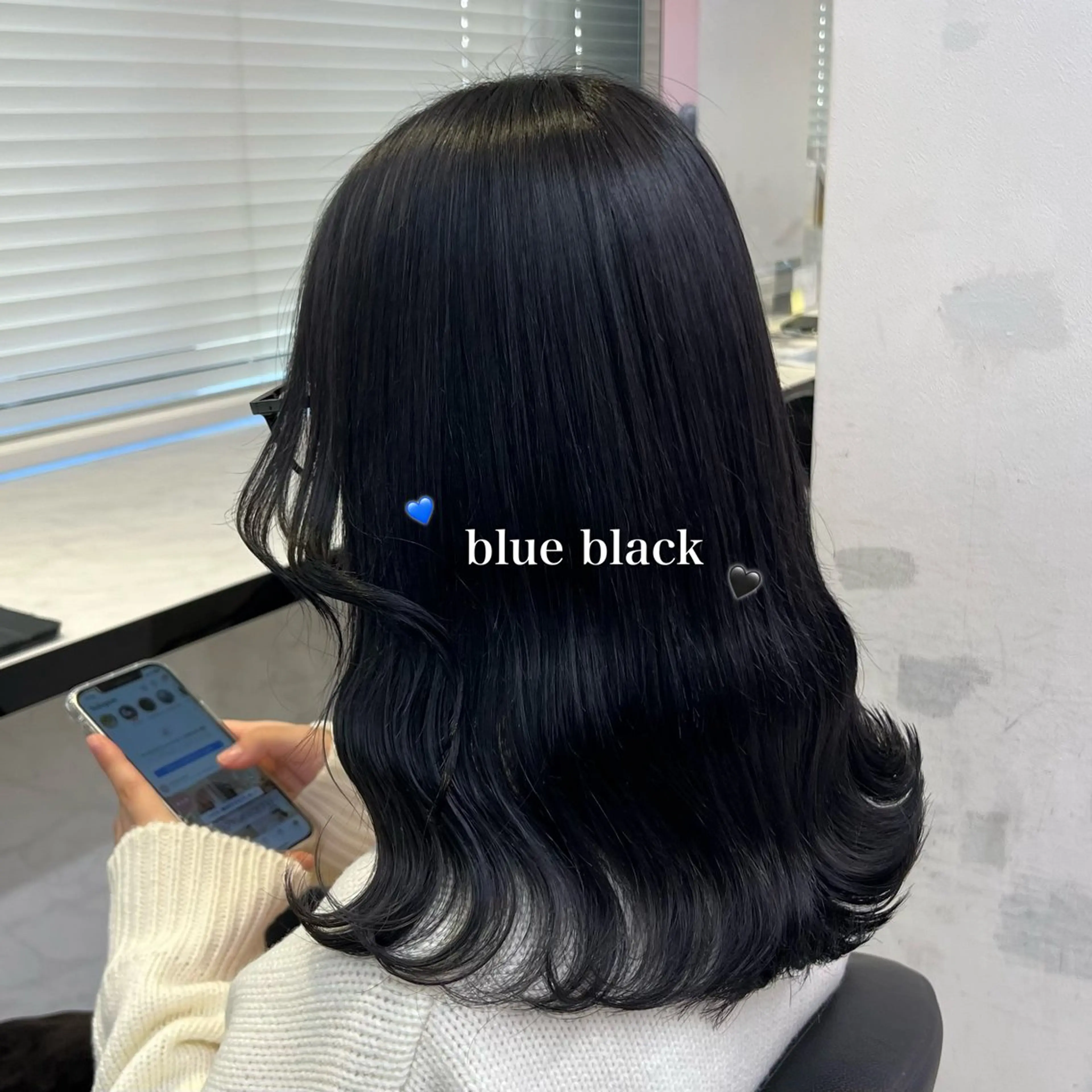 ロング カラー 韓国っぽ♡寒色/暗髪 🫧MOEKA🦋のヘアスタイル