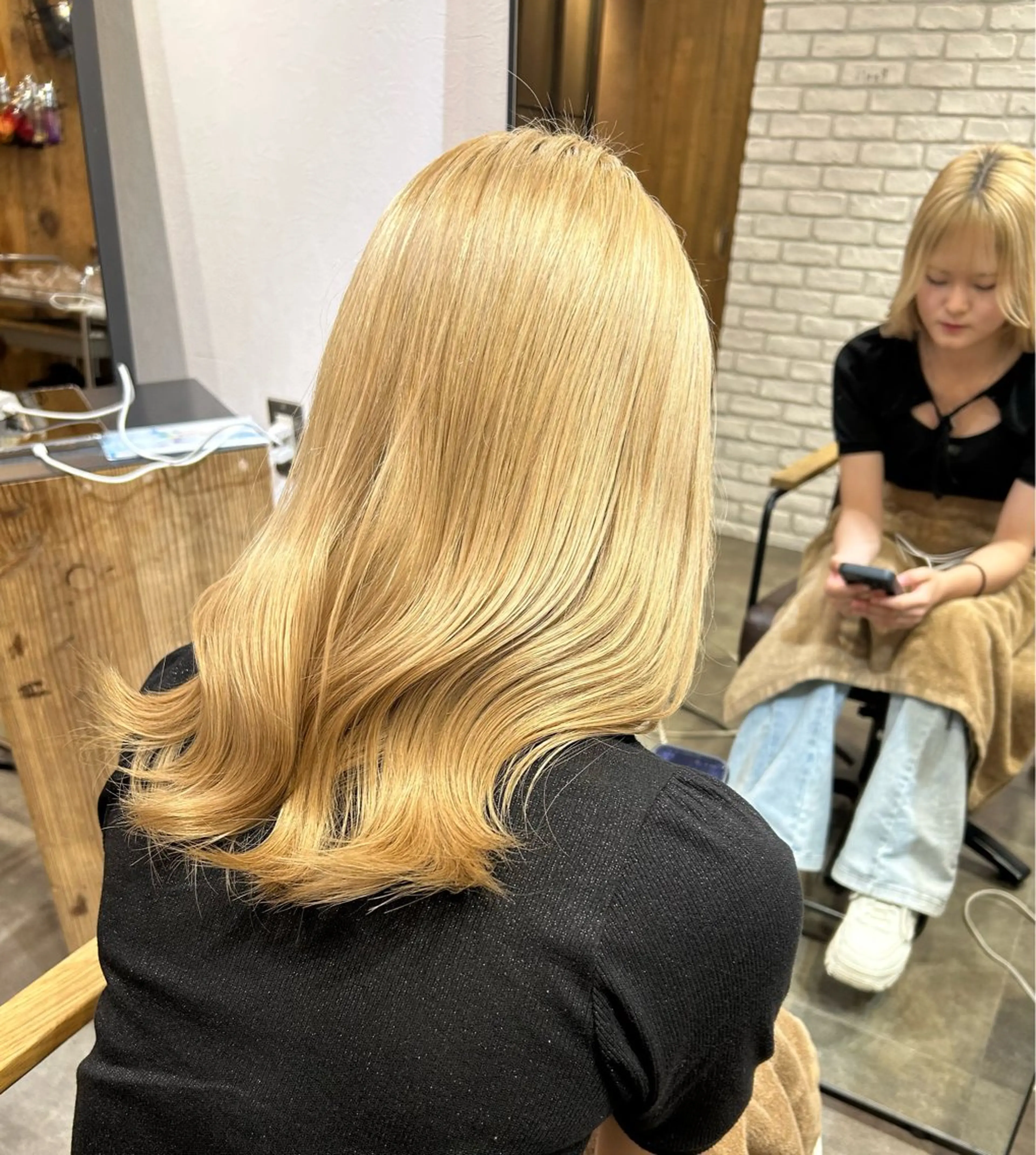 ブリーチありケアトリプルカラー+✨2ステップケアトリートメント✨の写真