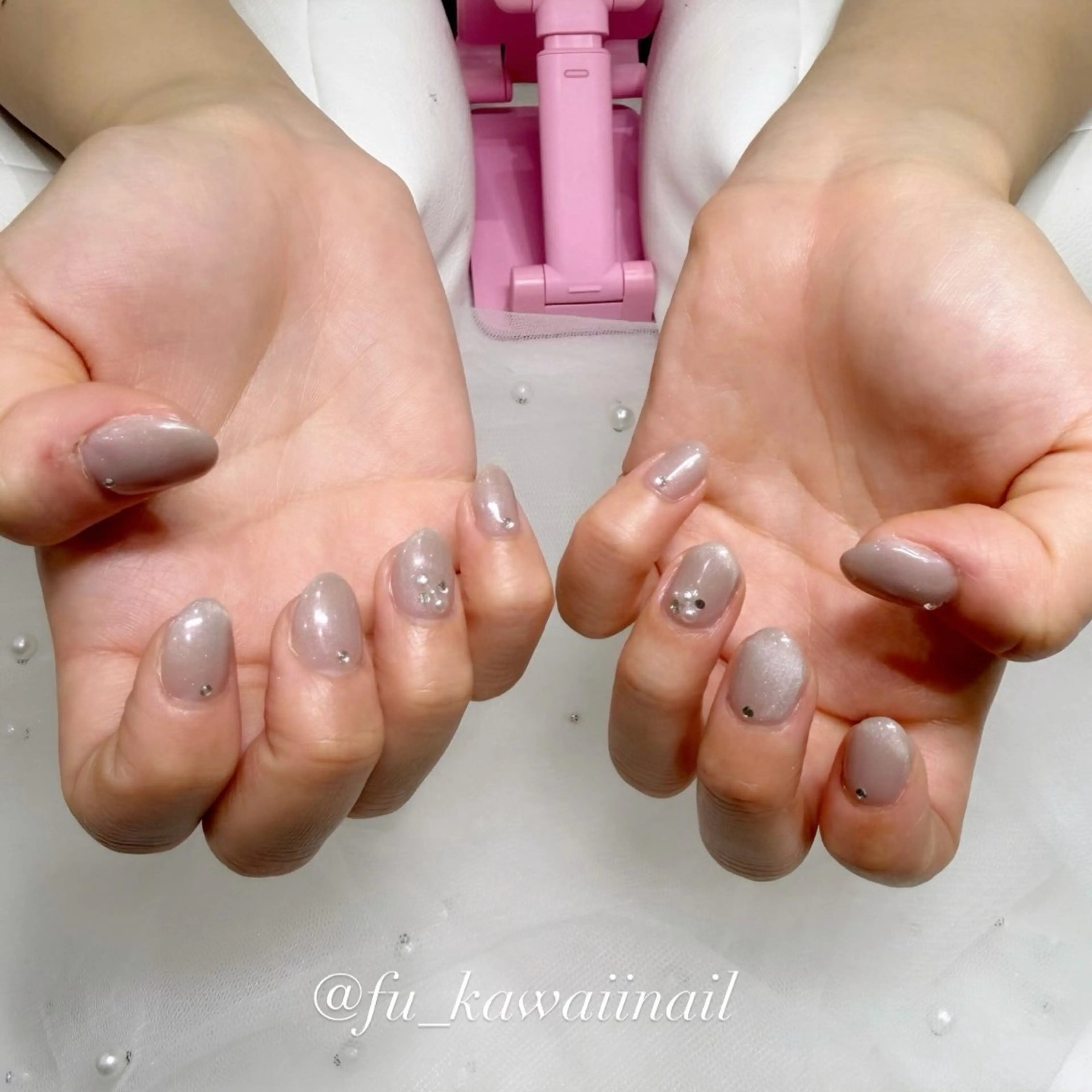 ネイル マグネットネイル ハンドネイル 🪞ヤギフウカ🪞 渋谷ネイルのネイルデザイン