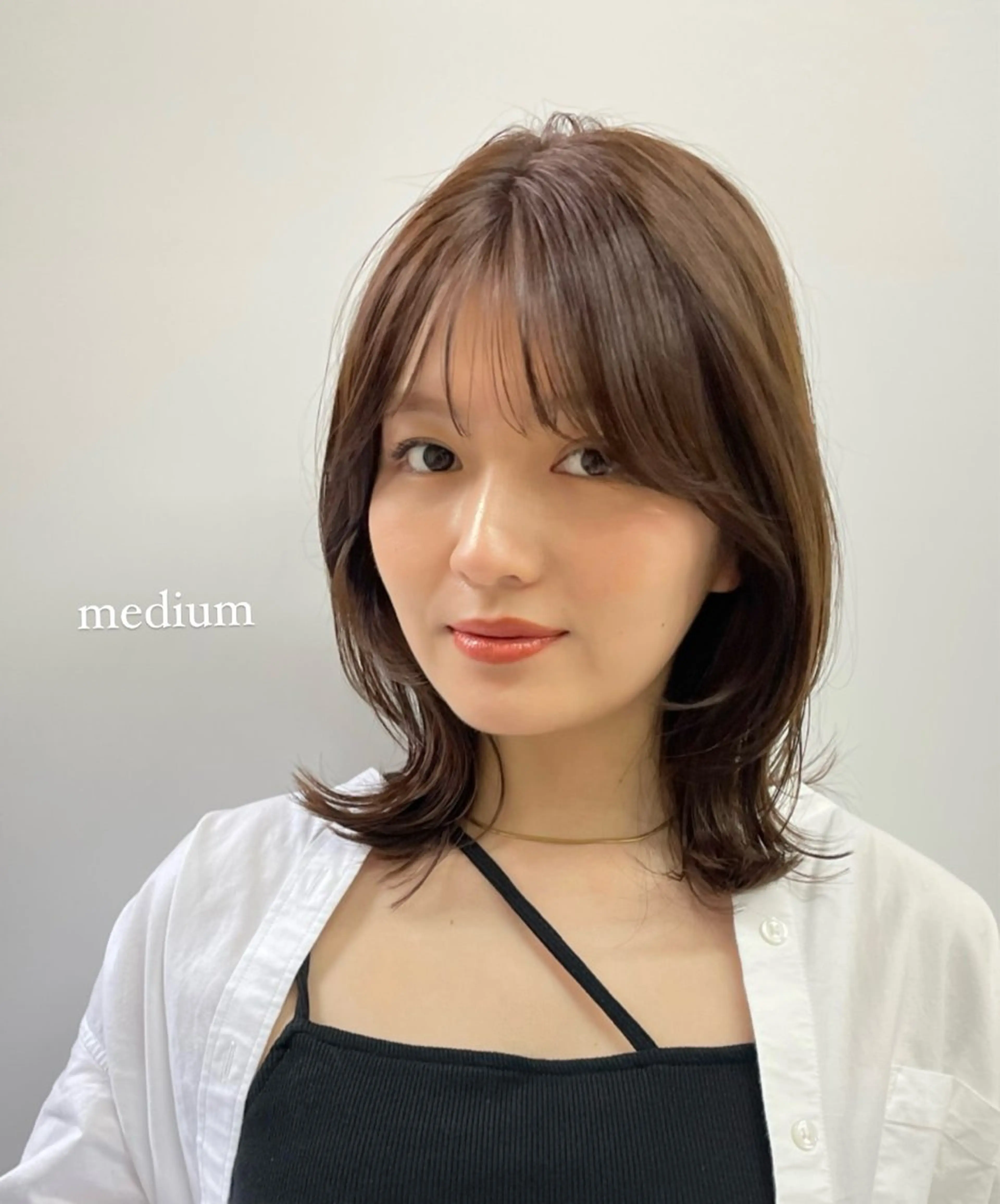 ミディアム カラー カットモデル募集中 🤍harunaのヘアスタイル