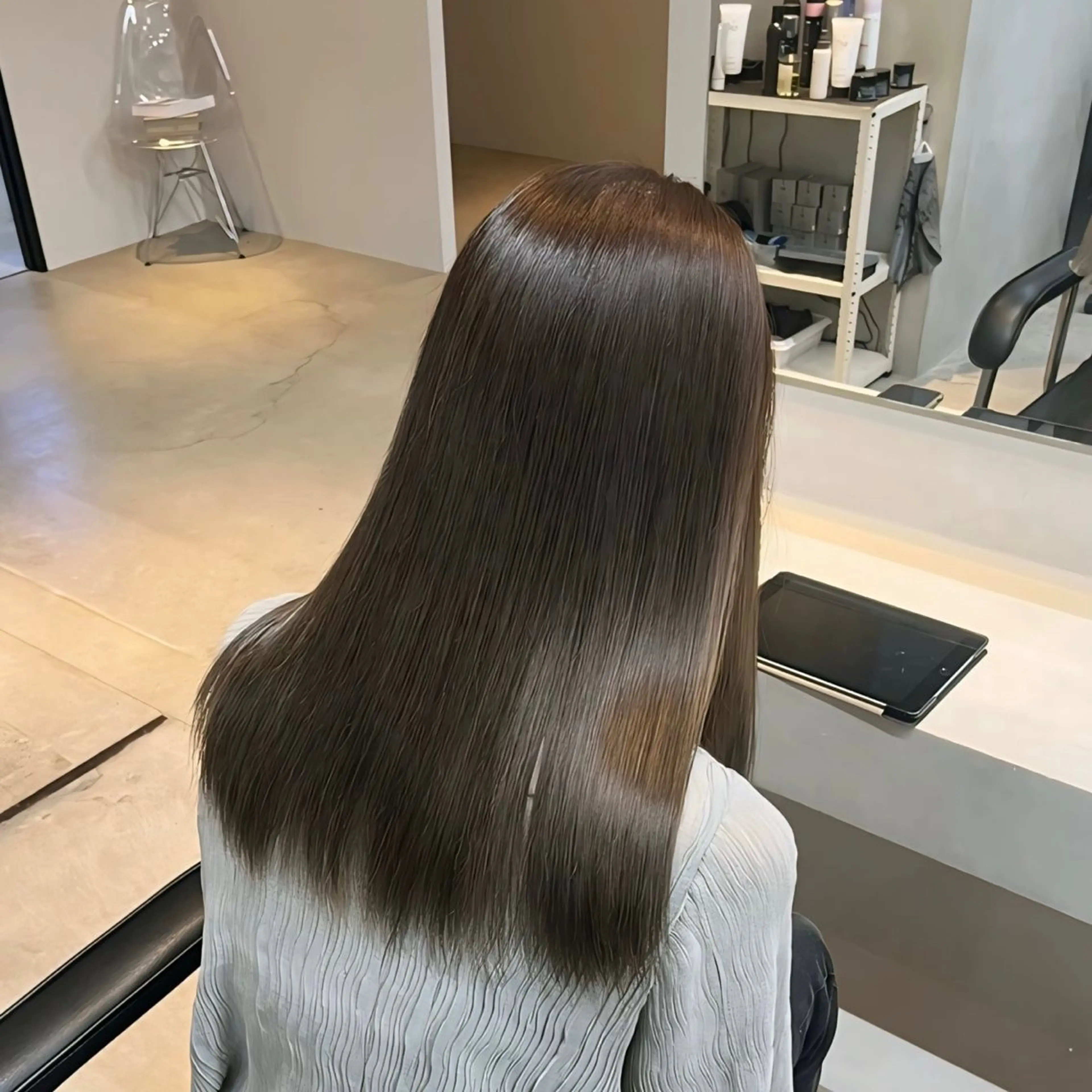 セミロング カット トリートメント 【レイヤー×透明感 カラー】mayaのヘアスタイル