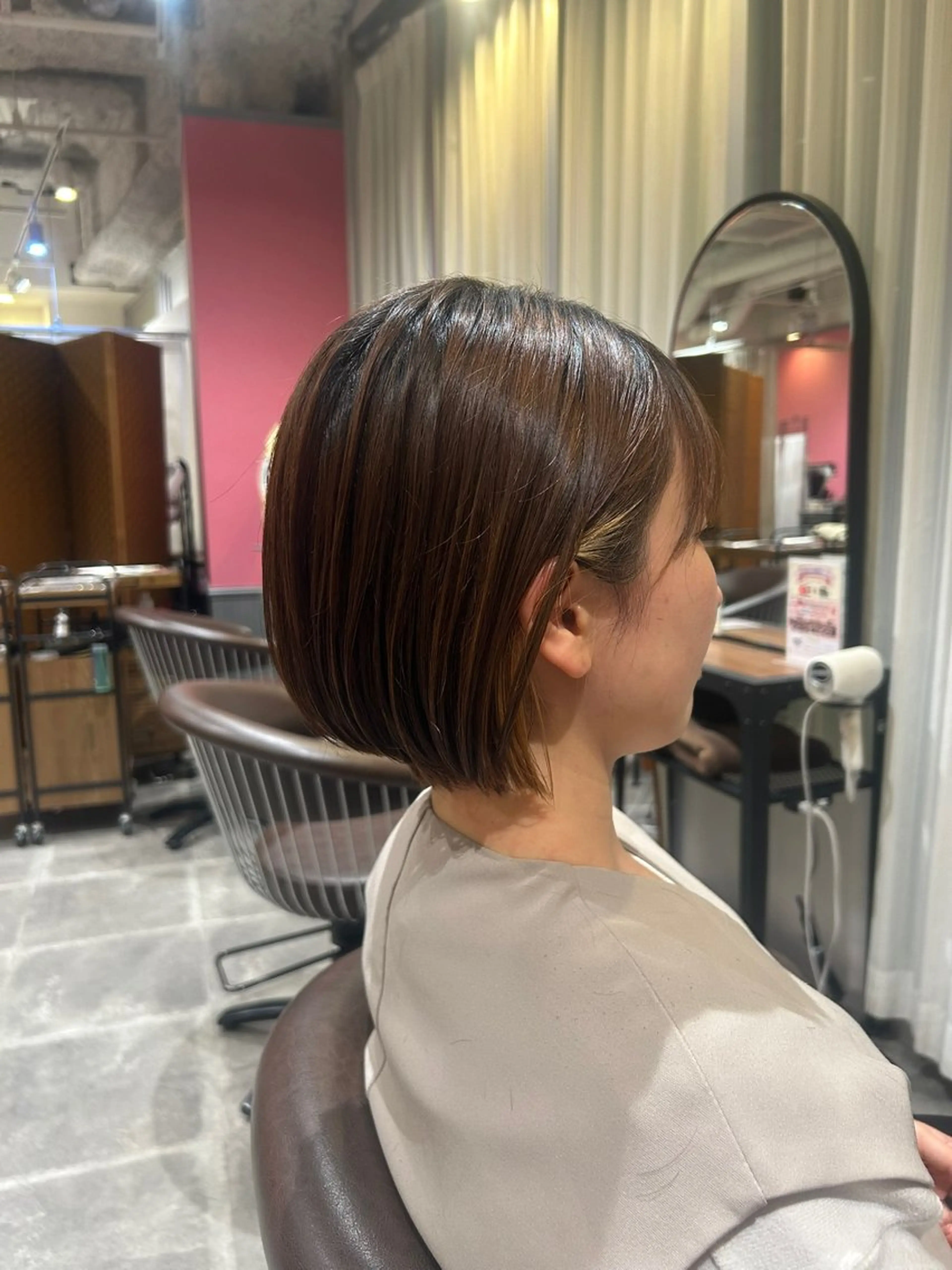 ショート 梅田 パーマモデル 募集中 YUKINOのヘアスタイル