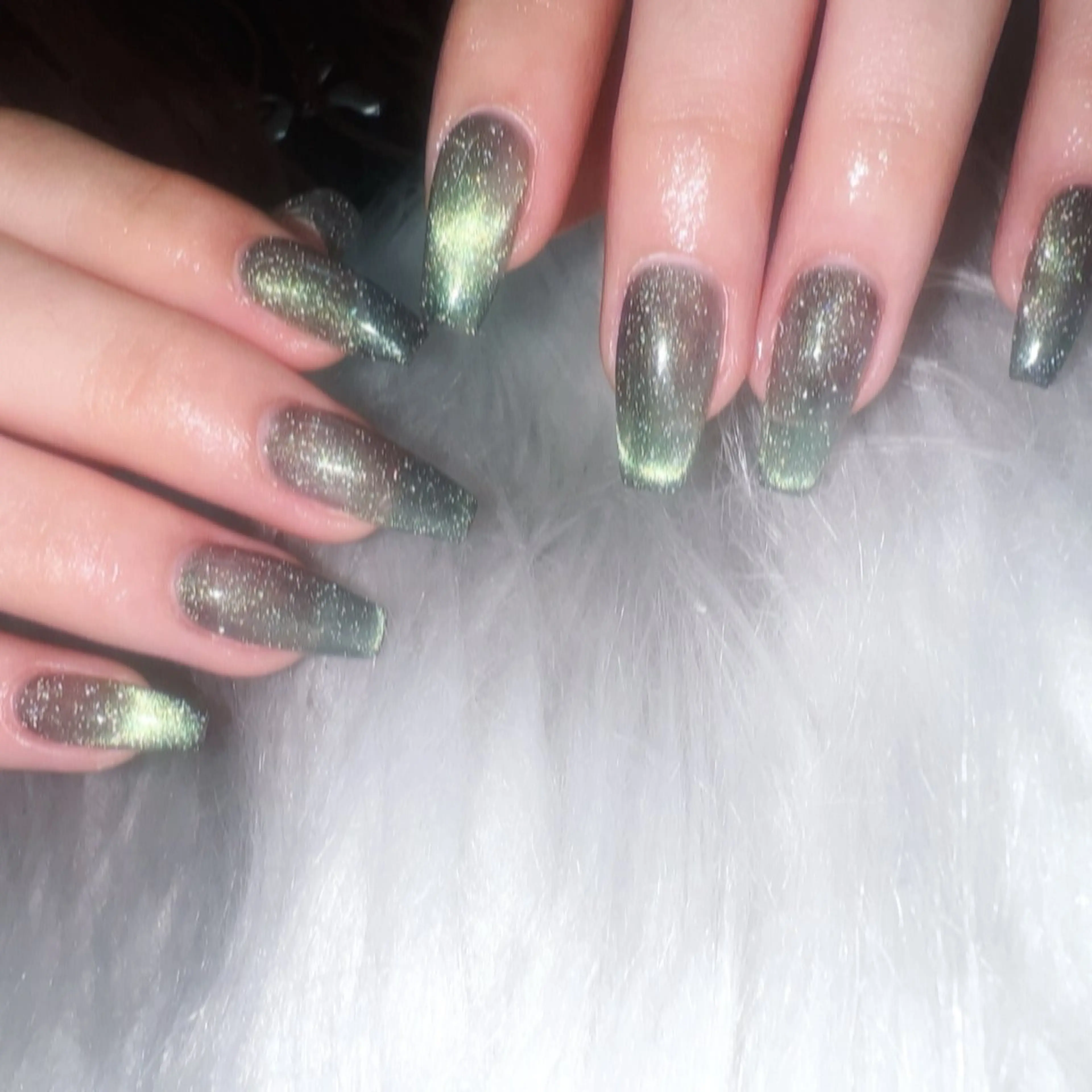 チップ　長さたし🤩マグネットネイルの写真