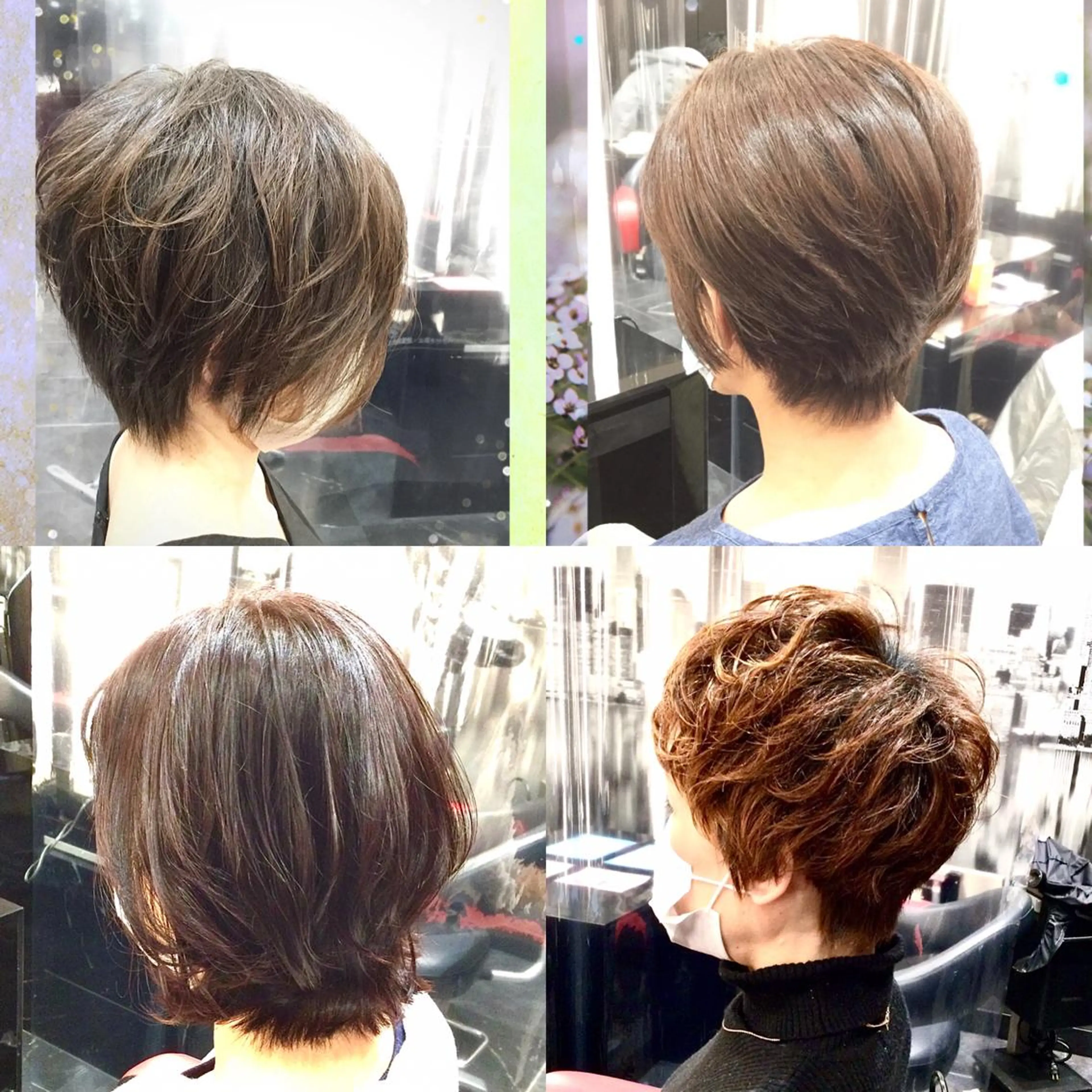 ショート カラー Annon プライベートサロンのヘアスタイル