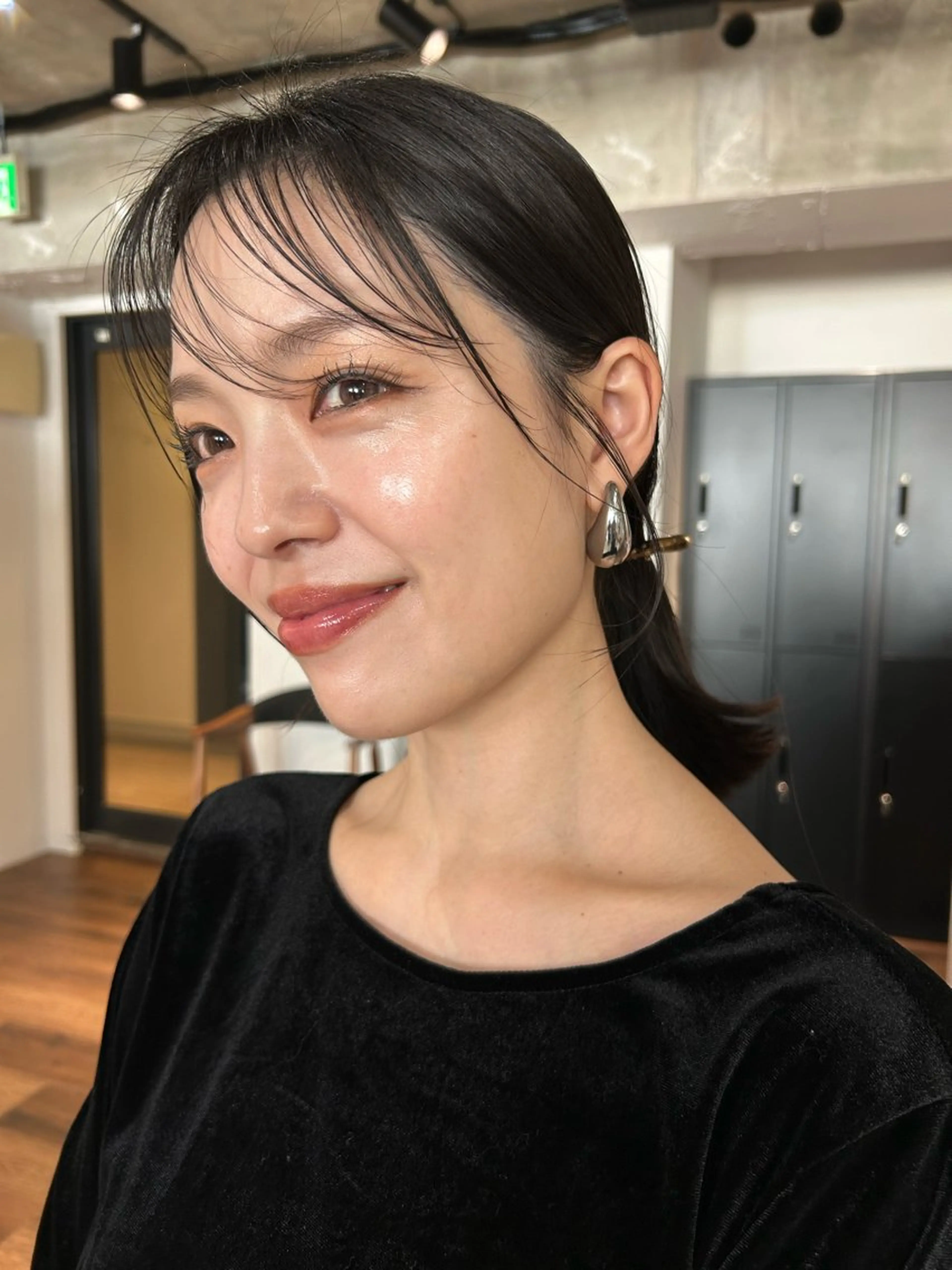 ミディアム カット ヘアカラー トリートメント ヘアセット/透明感 カラー/MIHO♡のヘアスタイル