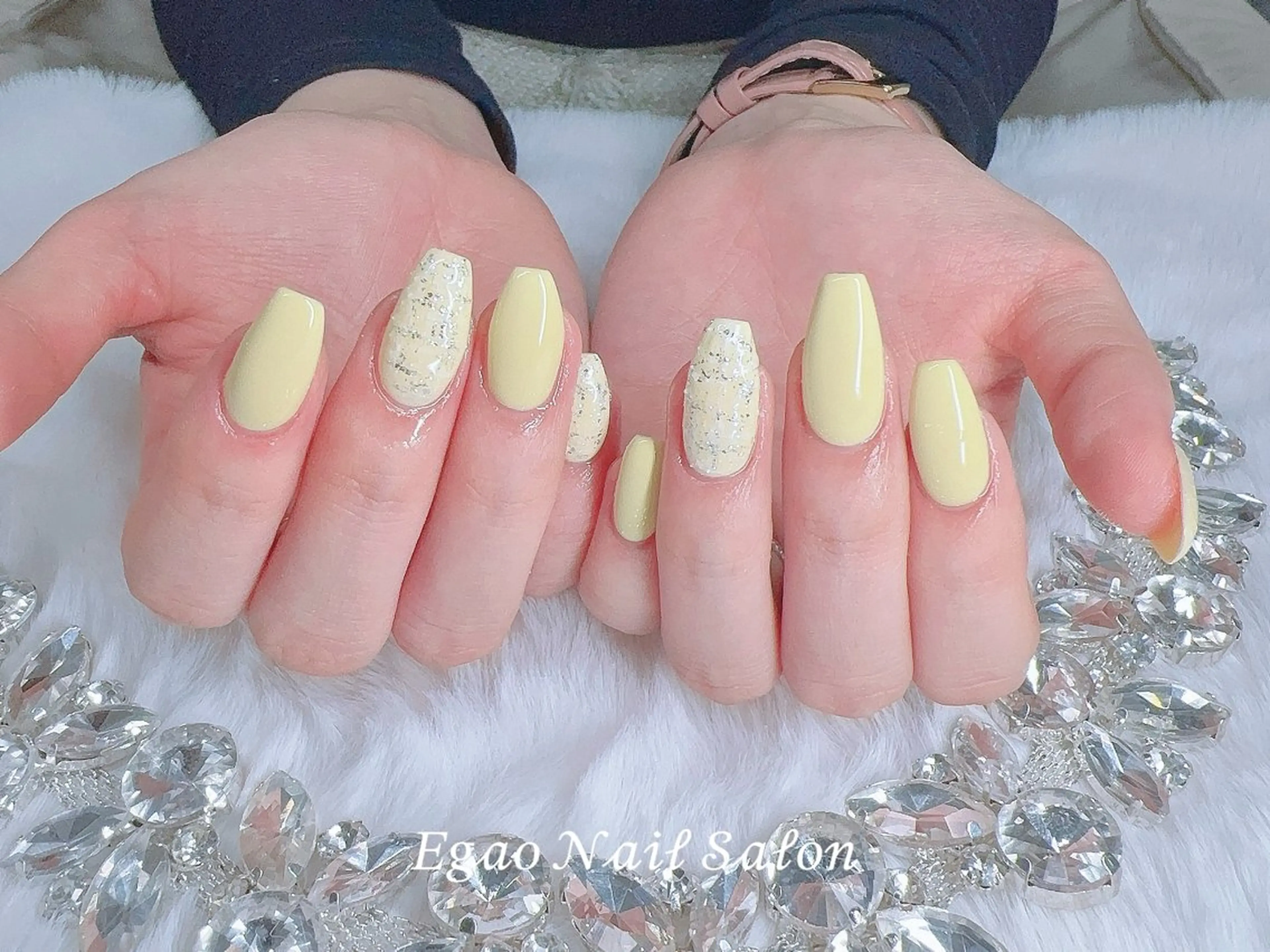 ネイル アートネイル フットネイル フレンチネイル ジェルネイル 持ち込み ハンドネイル Egao Nail Salonのネイルデザイン