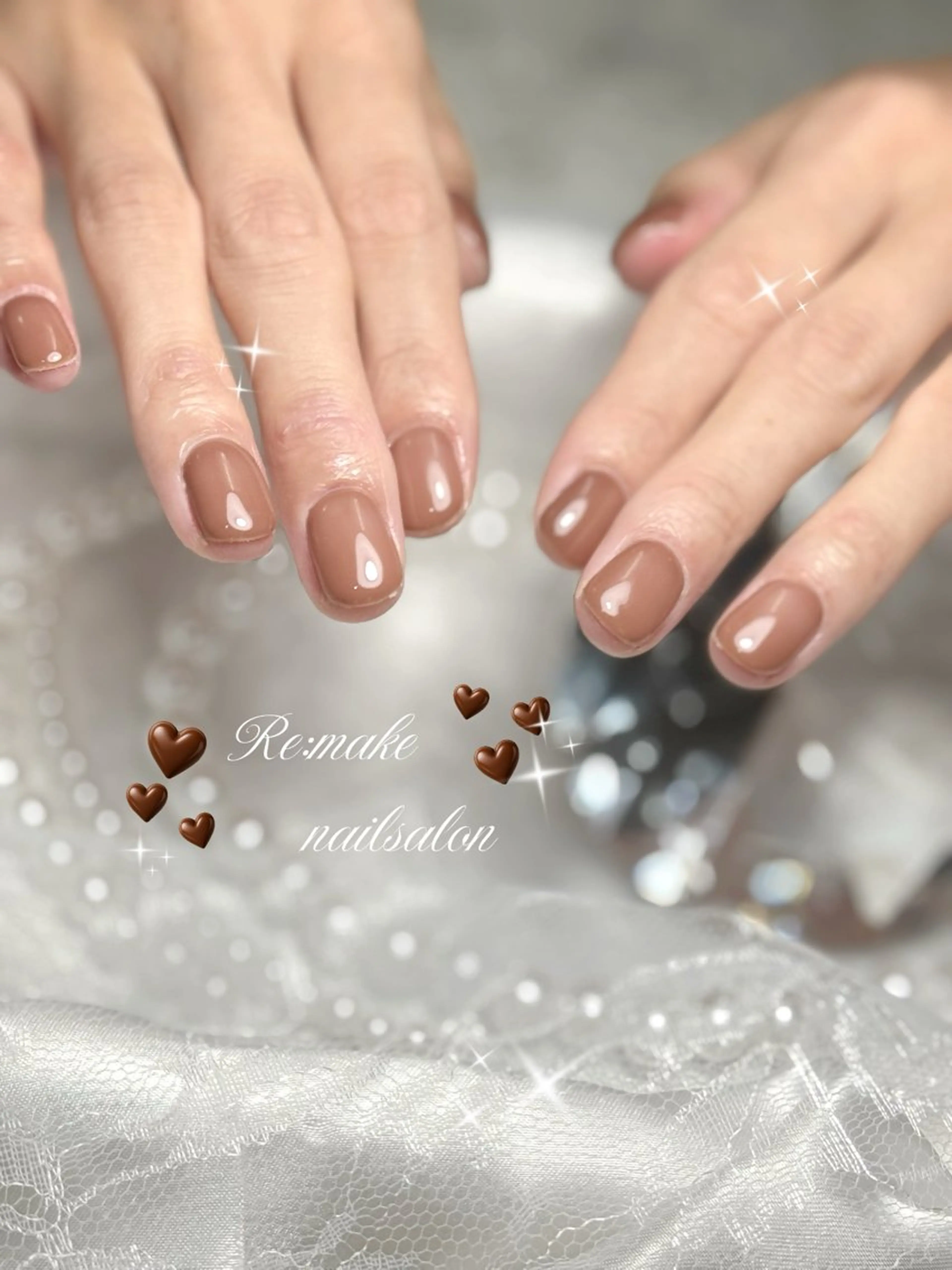 ネイル ワンカラーネイル シンプルネイル ハンドネイル Suetake Shuriのネイルデザイン