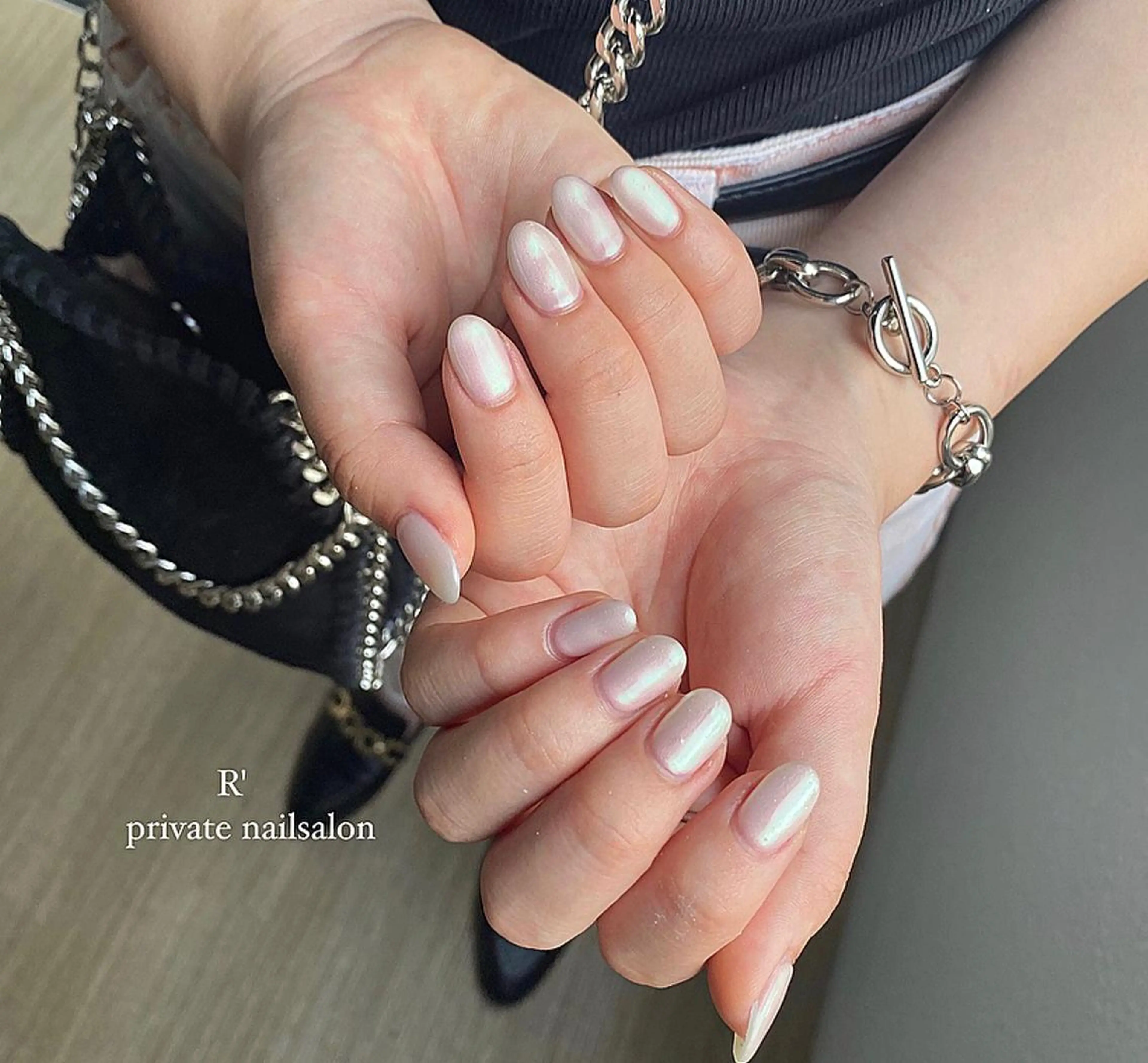 ネイル オーロラネイル Bersinar nail所属・Bersinar nail(rina)のネイルデザイン