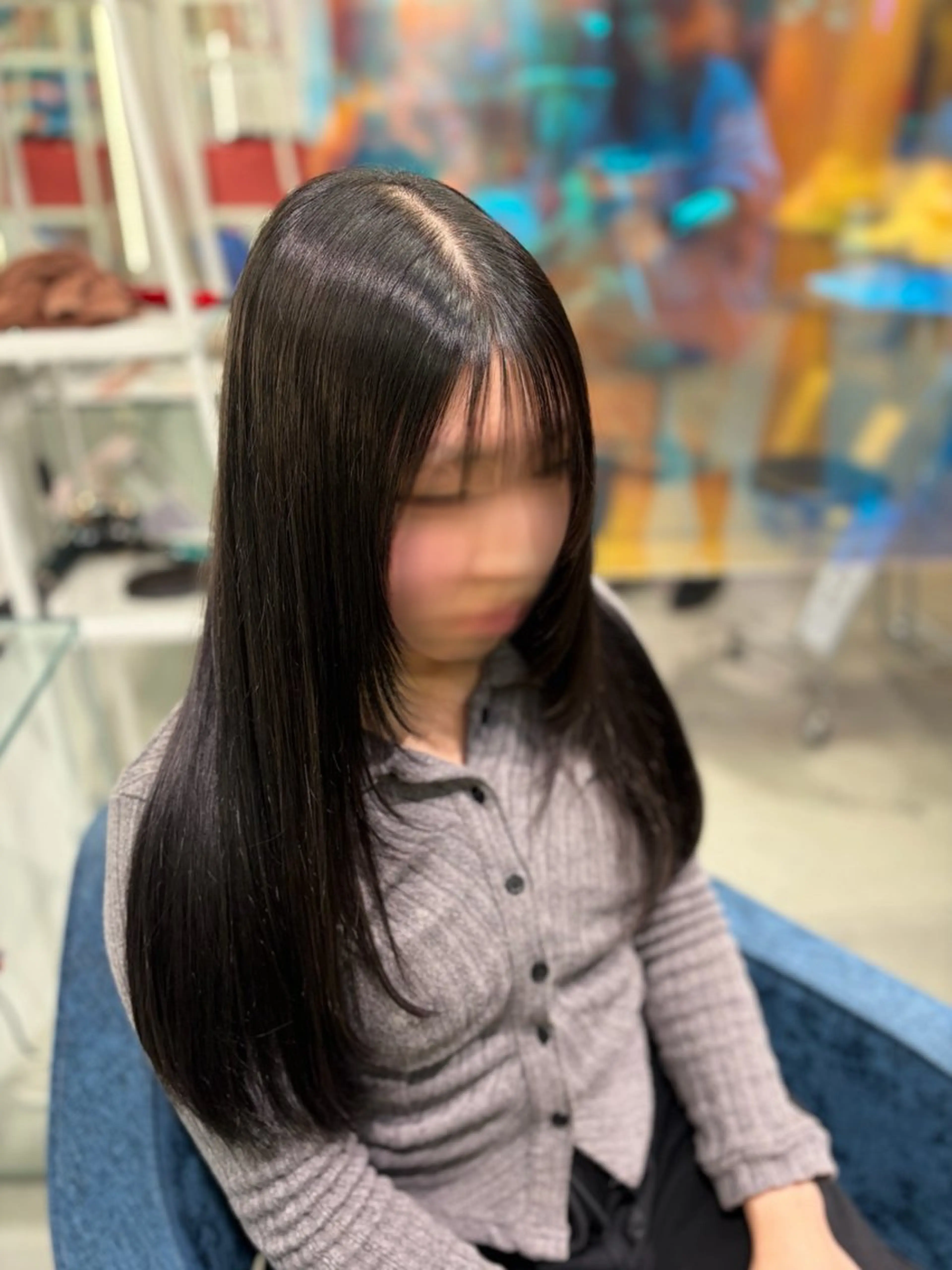 ロング カット 安井まゆ _Box mico.のヘアスタイル