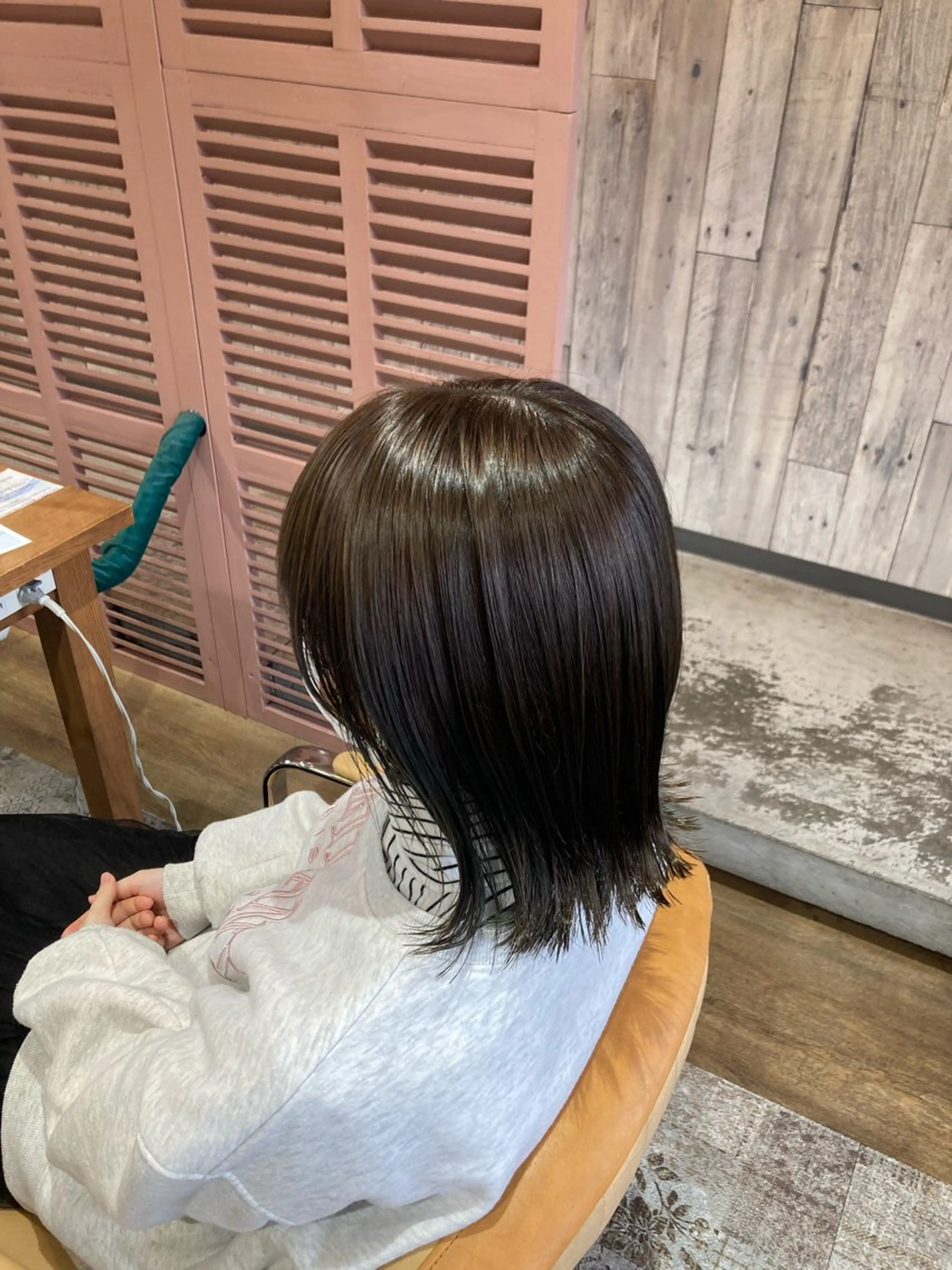 ミディアム カラー オリーブカラー Re : Shinmaのヘアスタイル