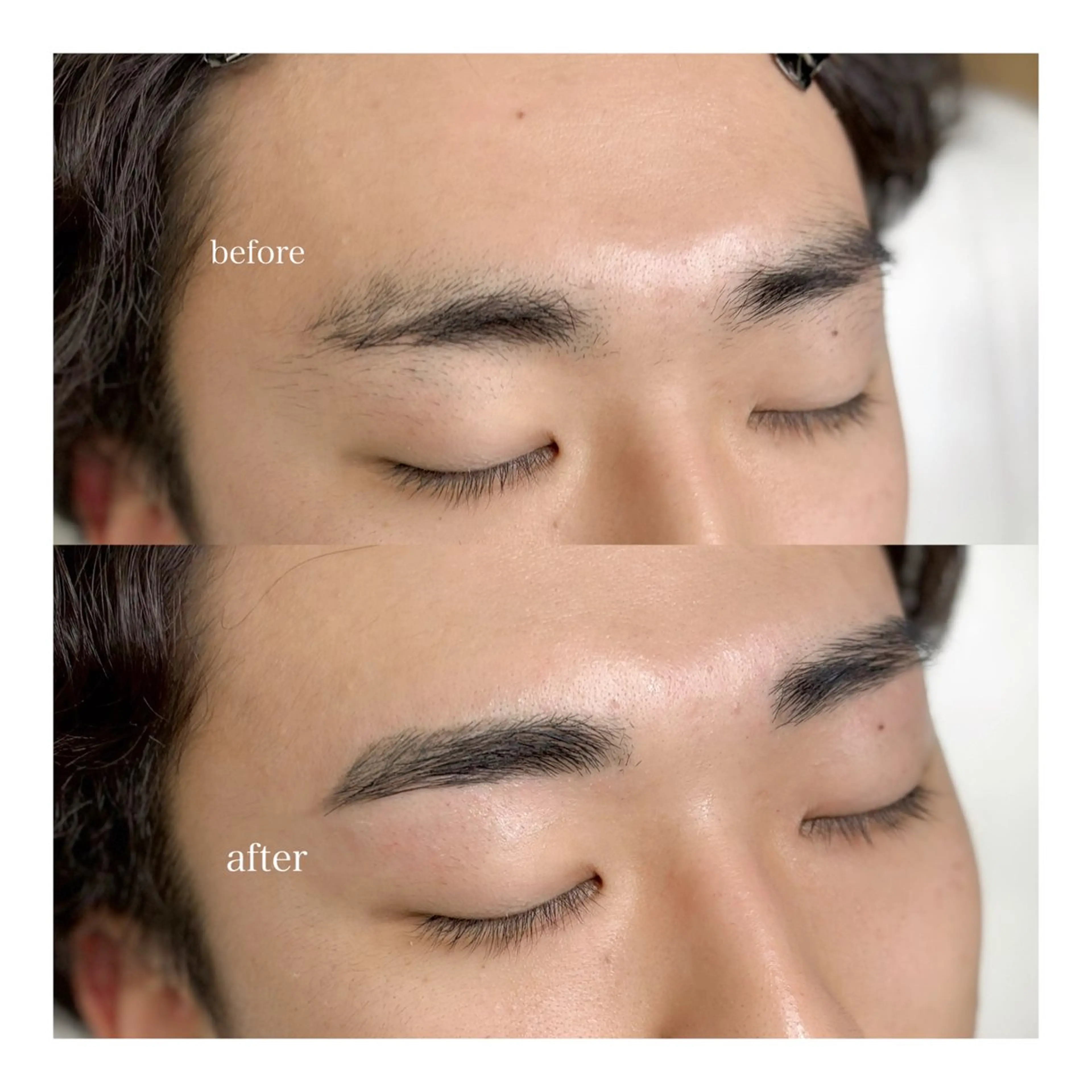 メンズ アイブロウ jiem5 𝐦𝐚𝐧𝐚🎀のマツエク・マツパデザイン