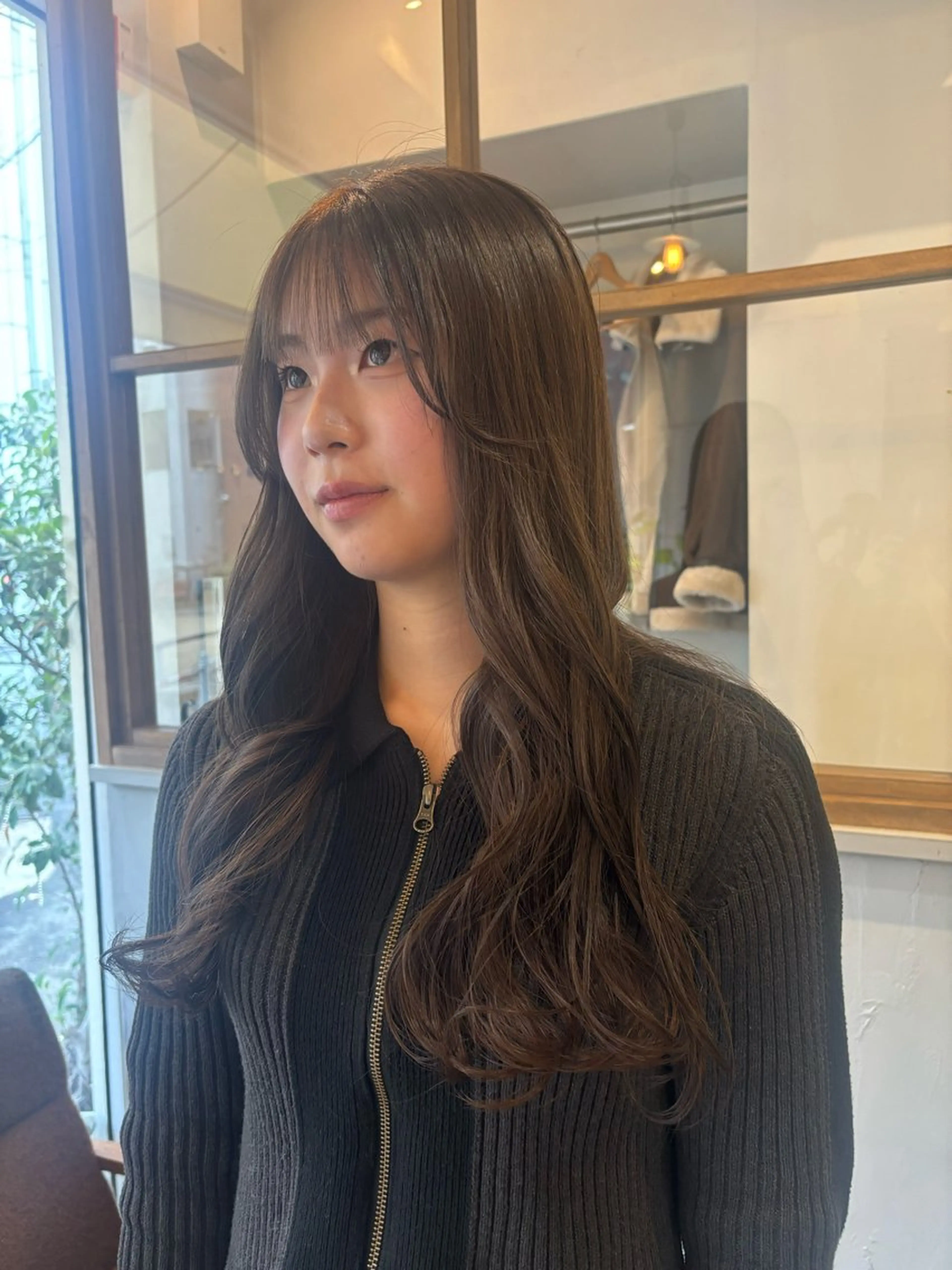 ロング カラー 中村 紀香のヘアスタイル