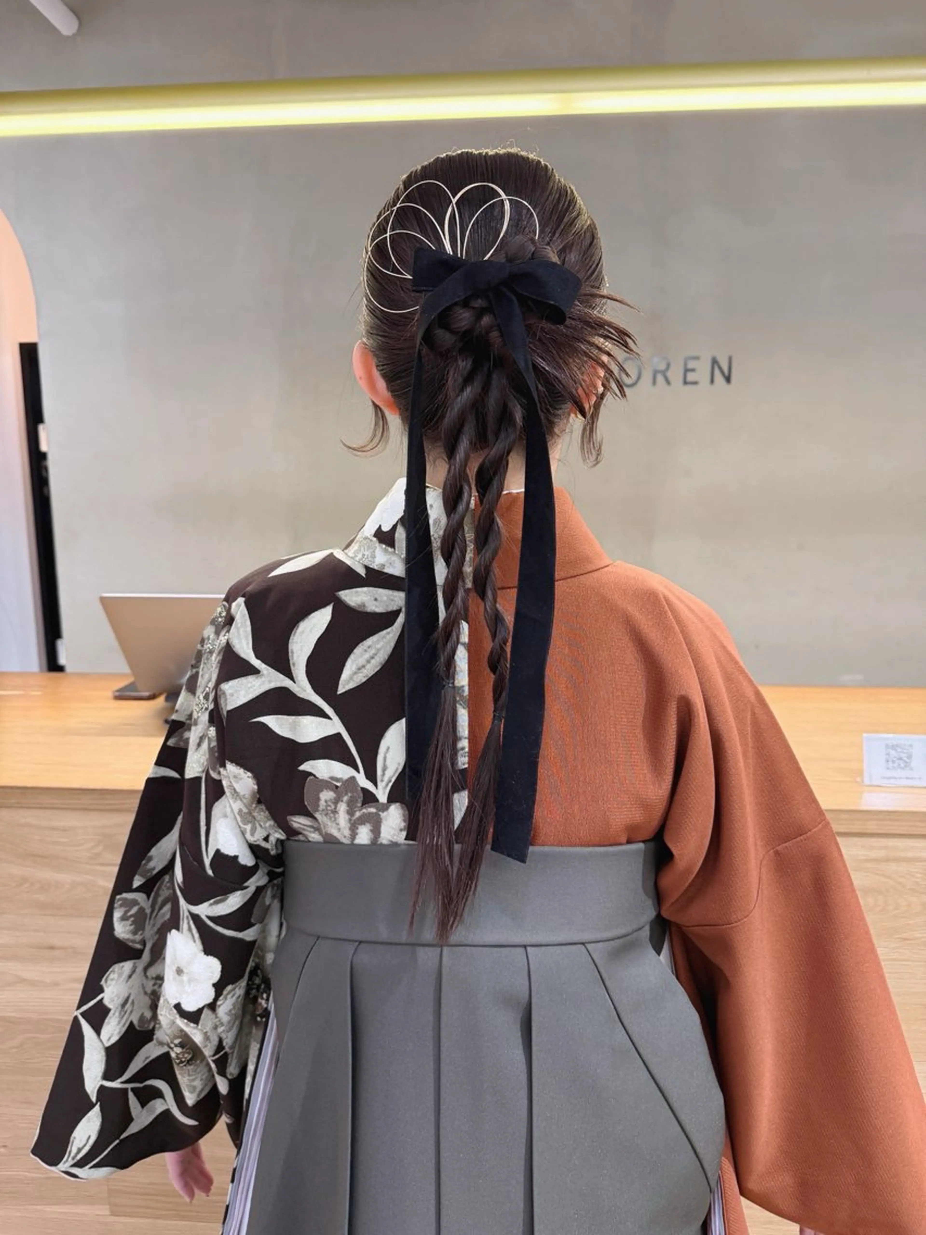 着付け 透明感🎀LOREN エリコ🌈のヘアスタイル