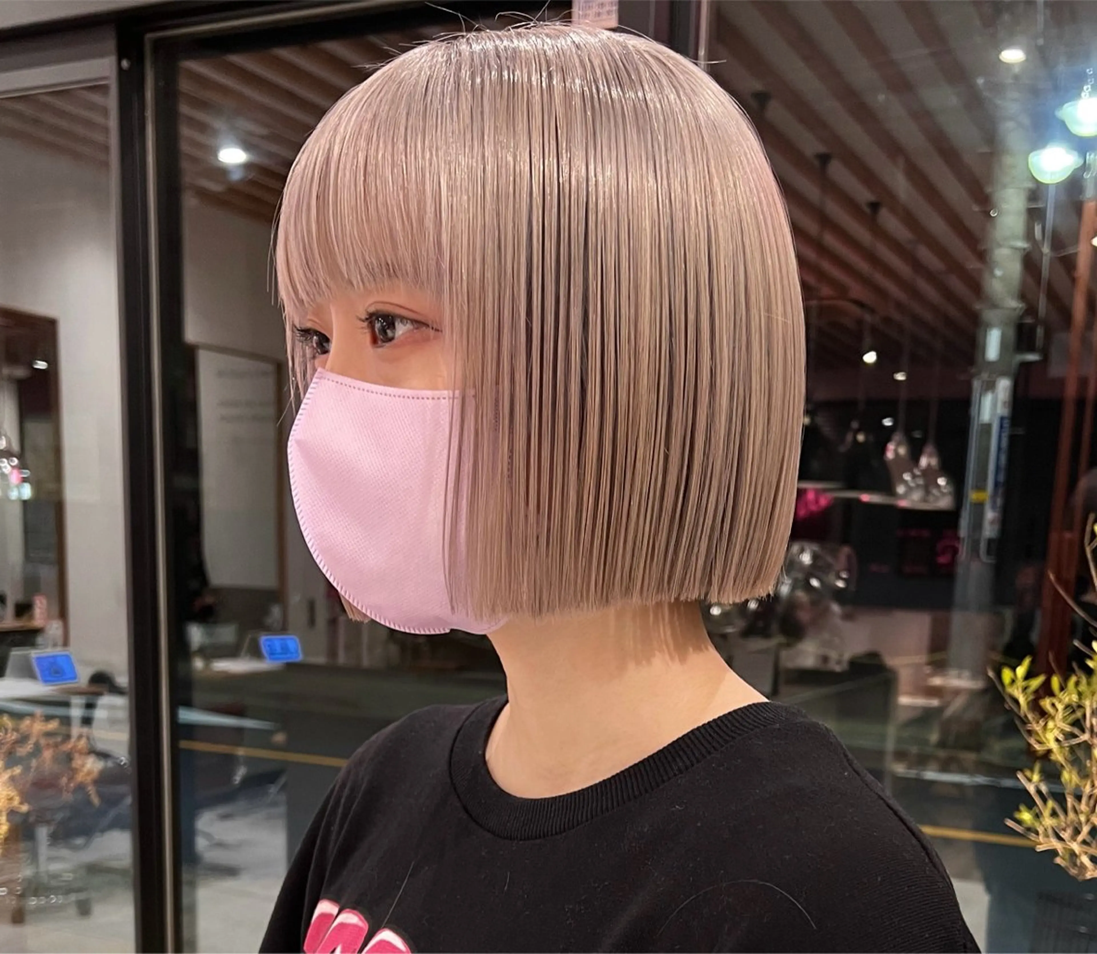 ショート D’na所属・🎀暖色ガーリー/ ボブ/みさき🎀のヘアスタイル