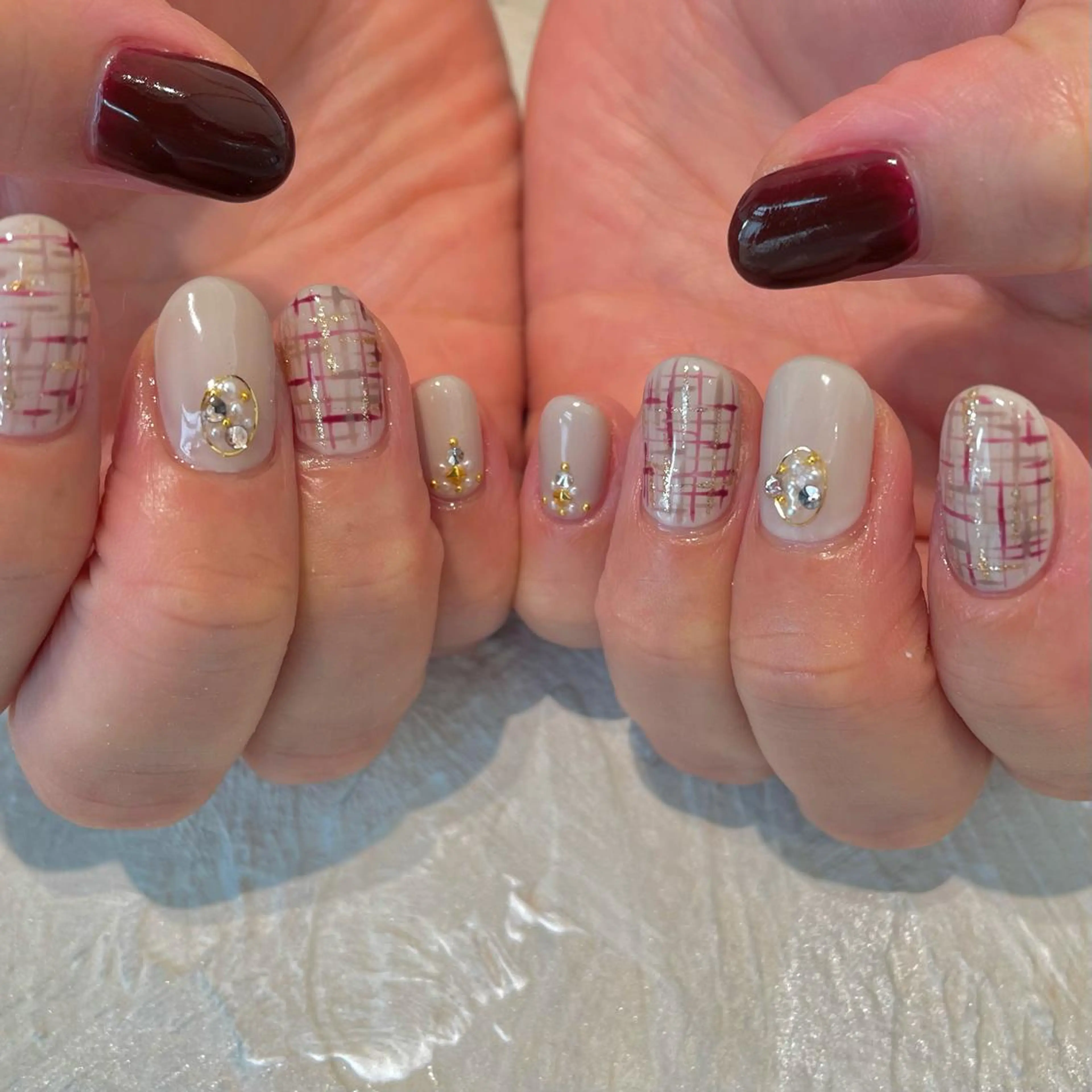 ネイル 持ち込み tete'o nail RIEのネイルデザイン