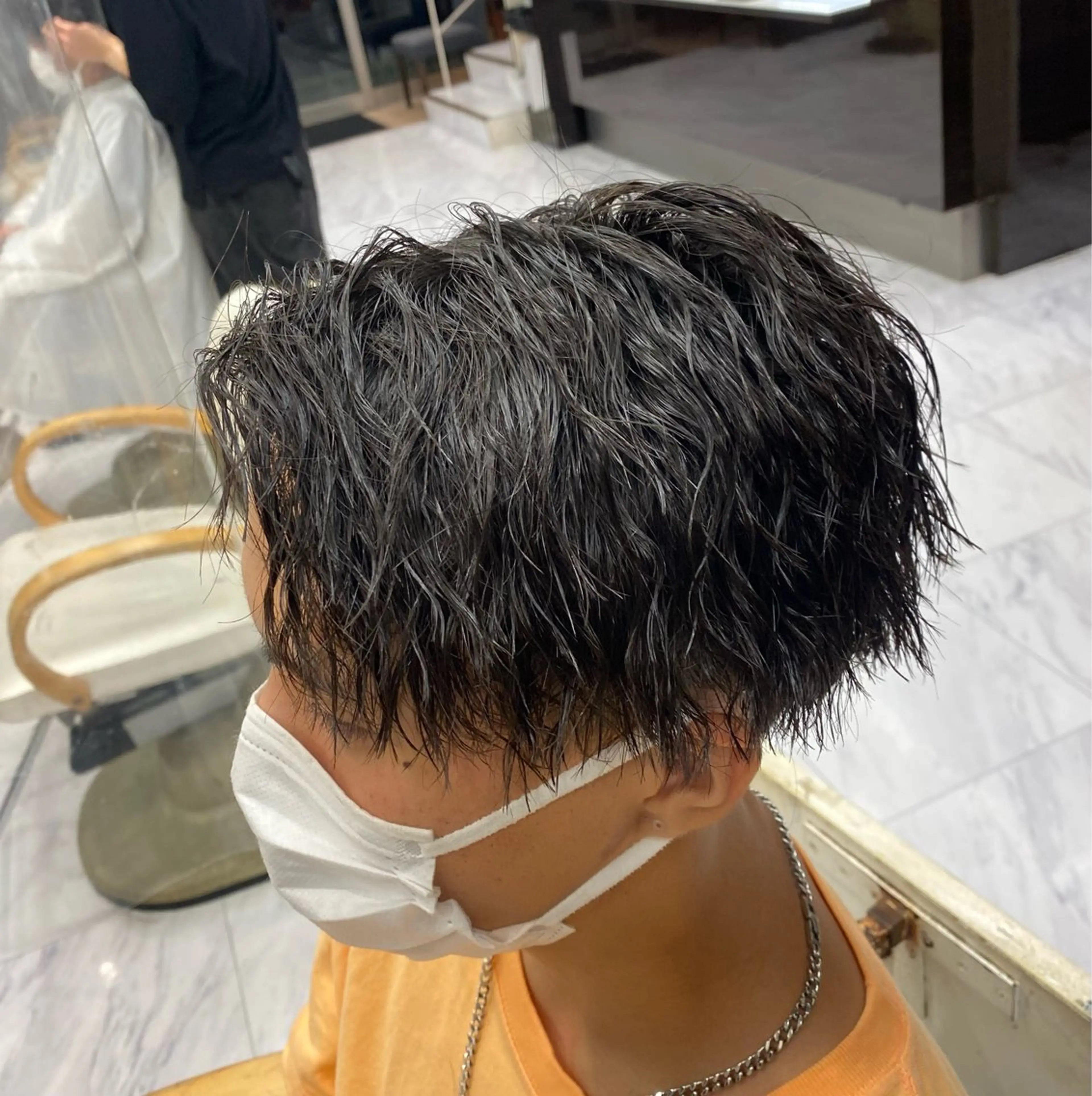 パーマ メンズ メンズパーマ メンズツイストパーマ 波巻きパーマ スパイラルパーマ ツイストパーマ カット パーマ トリートメント 🌴パーマオタク🌴 長谷川　諒佑🌈のヘアスタイル