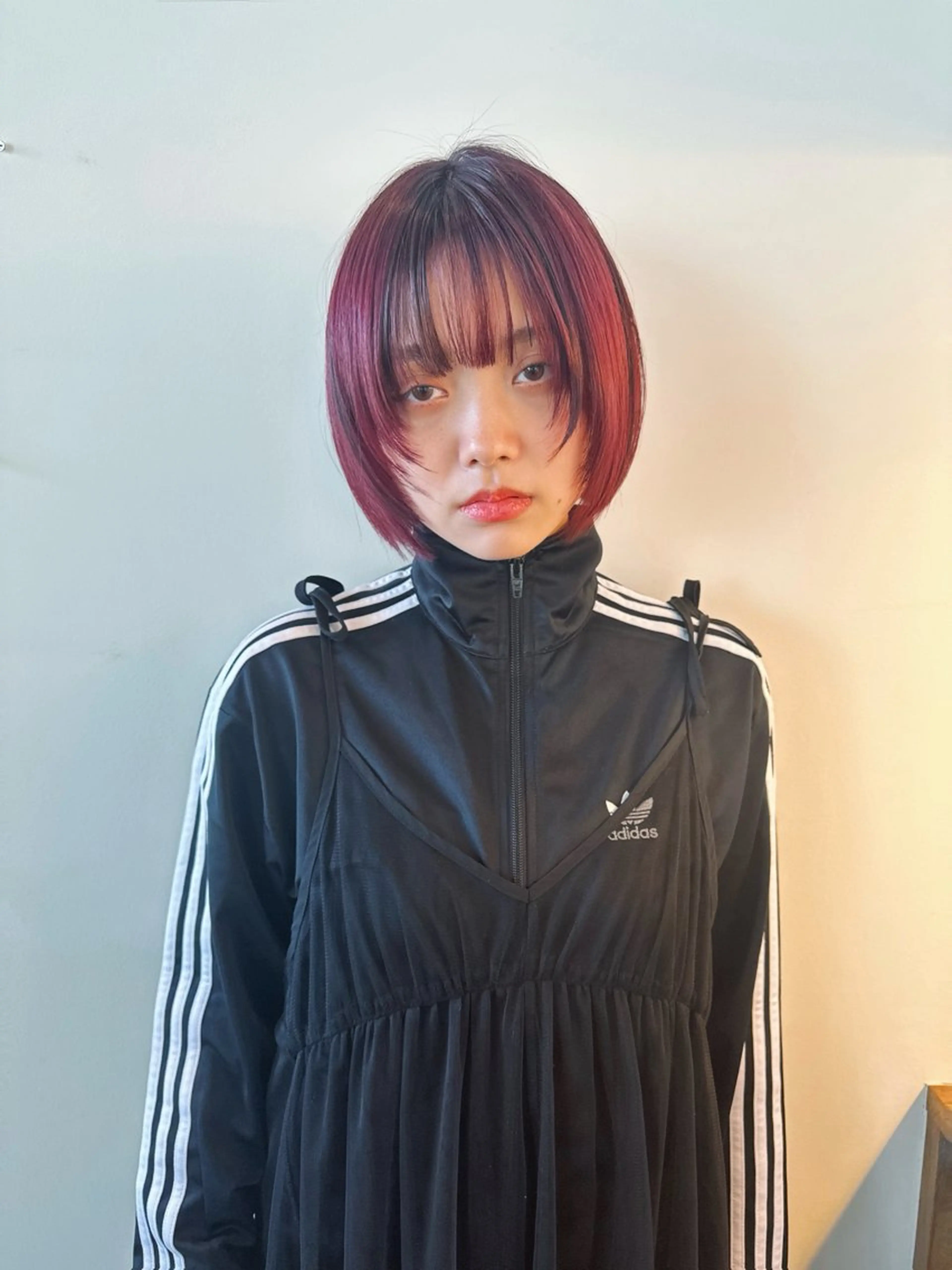 ミディアム カラー ダブルカラー レイヤーカット ウルフカット ヘアカラー トリートメント 村松滉太/ レイヤーカットのヘアスタイル