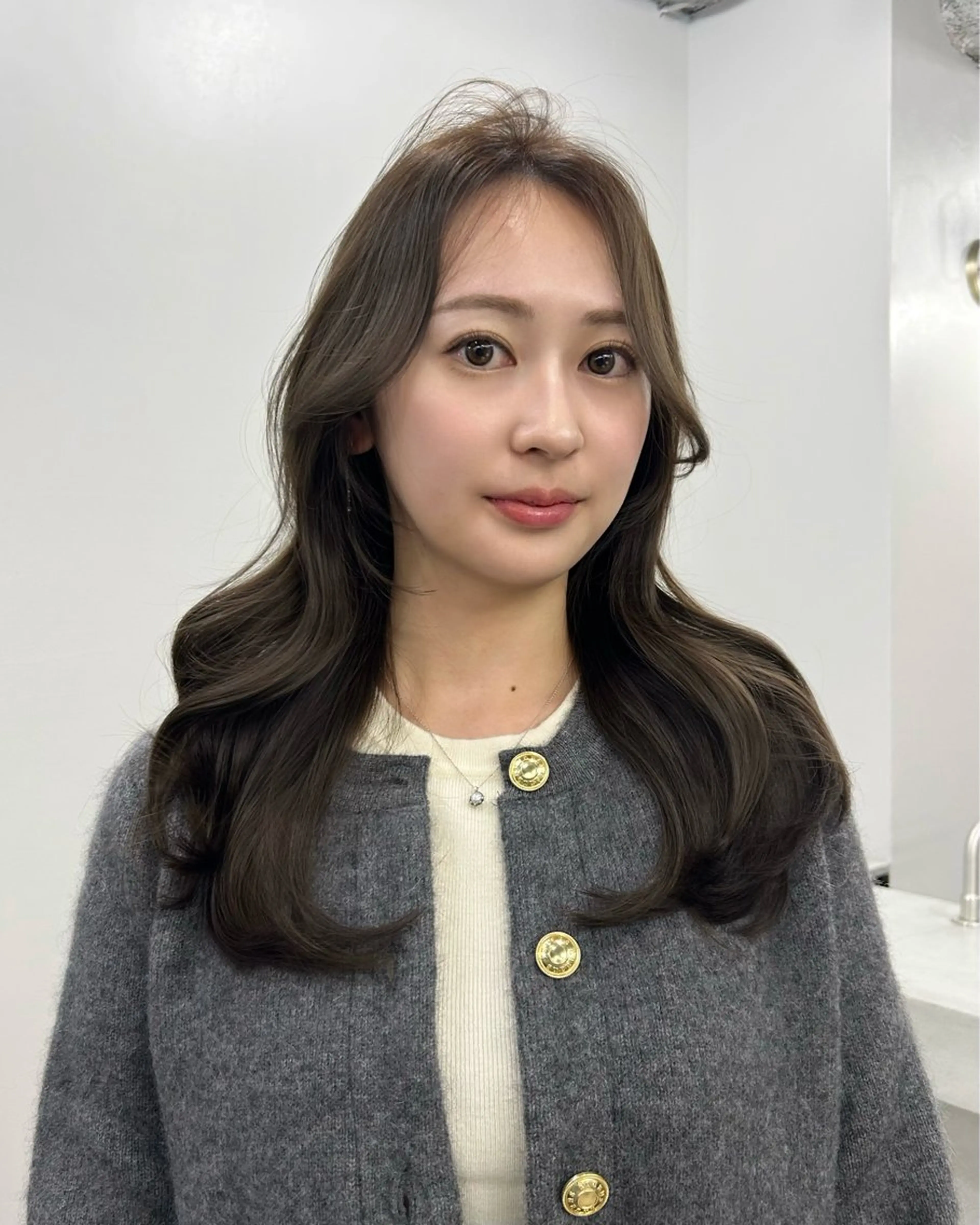 ロング 韓国ヘアNo.1🤎 レイヤー／いちかのヘアスタイル