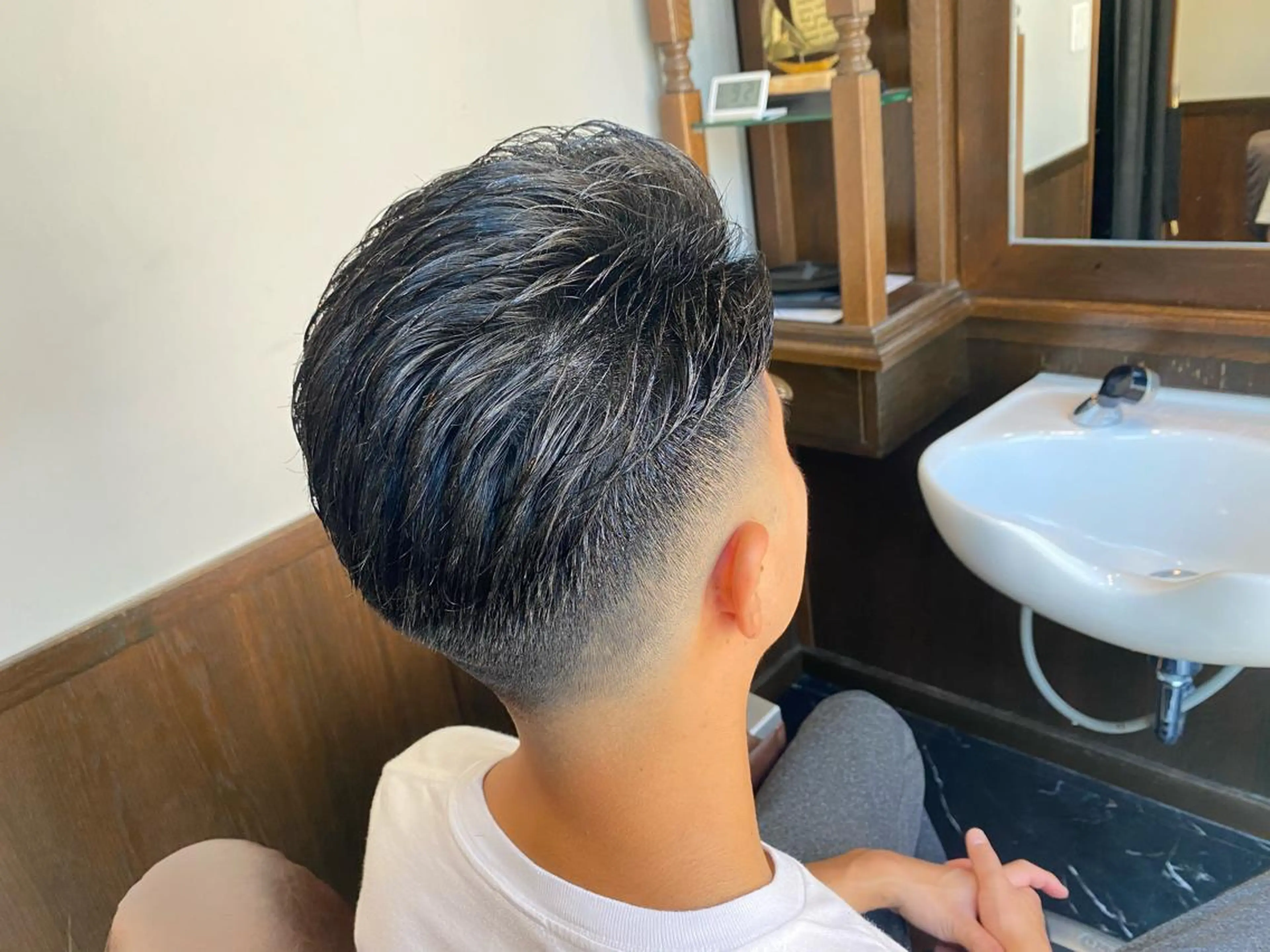 ショート メンズ 浅見 天翔のヘアスタイル