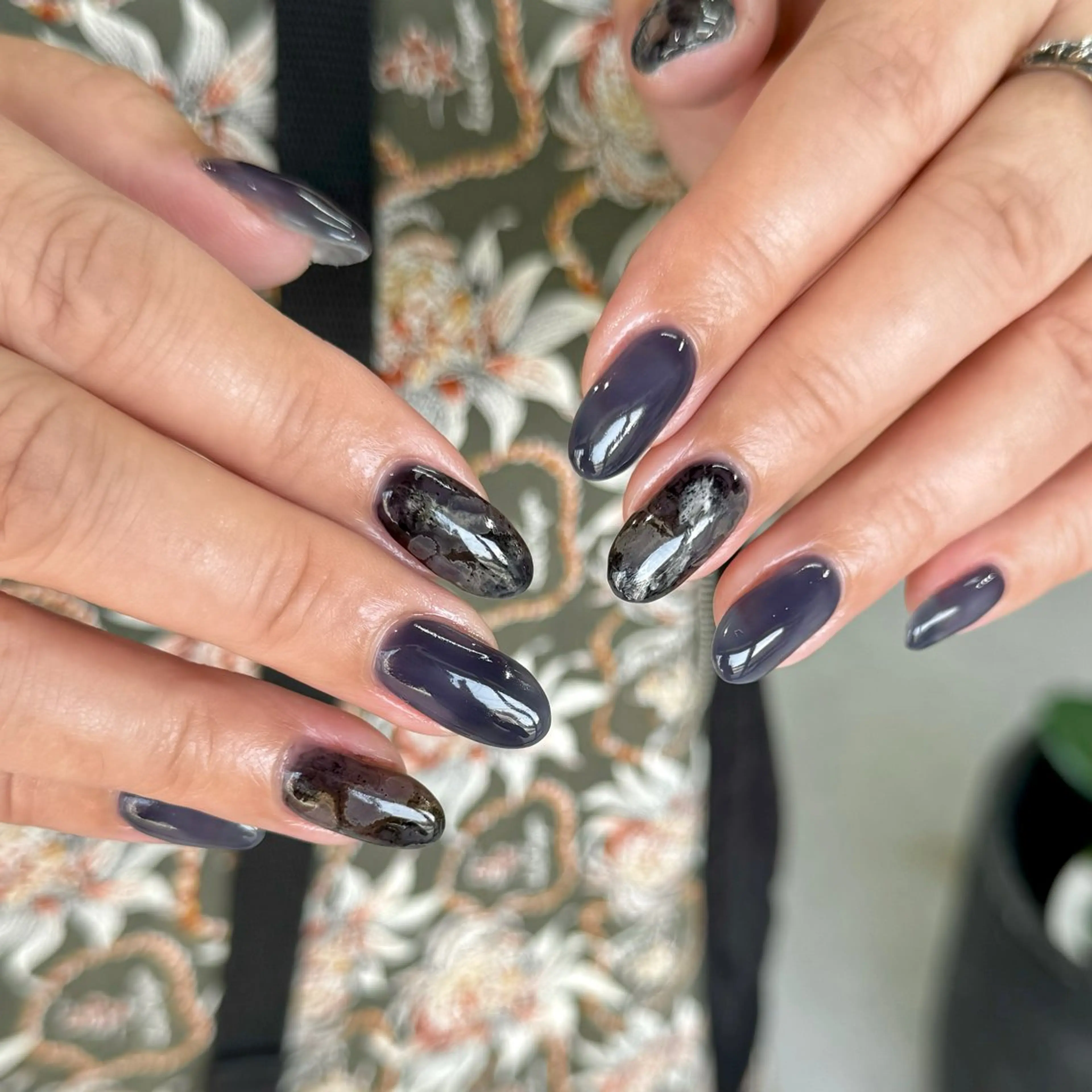 ネイル アートネイル ワンカラーネイル ハンドネイル HARUKA ネイリスト福岡/薬院のネイルデザイン