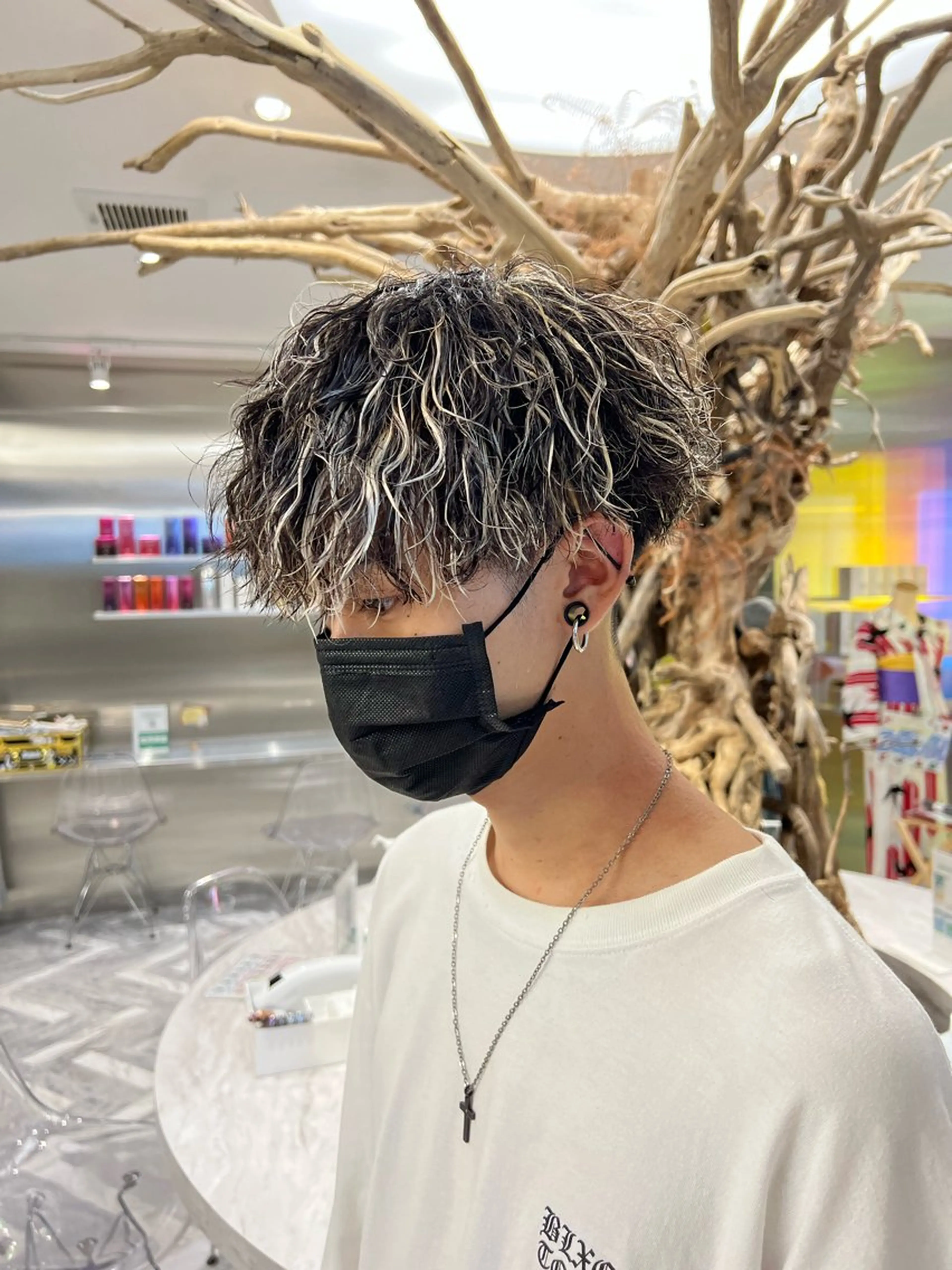 カラー パーマ メンズ カット パーマ 【圧倒的センス】 まる/メンズカラーのヘアスタイル