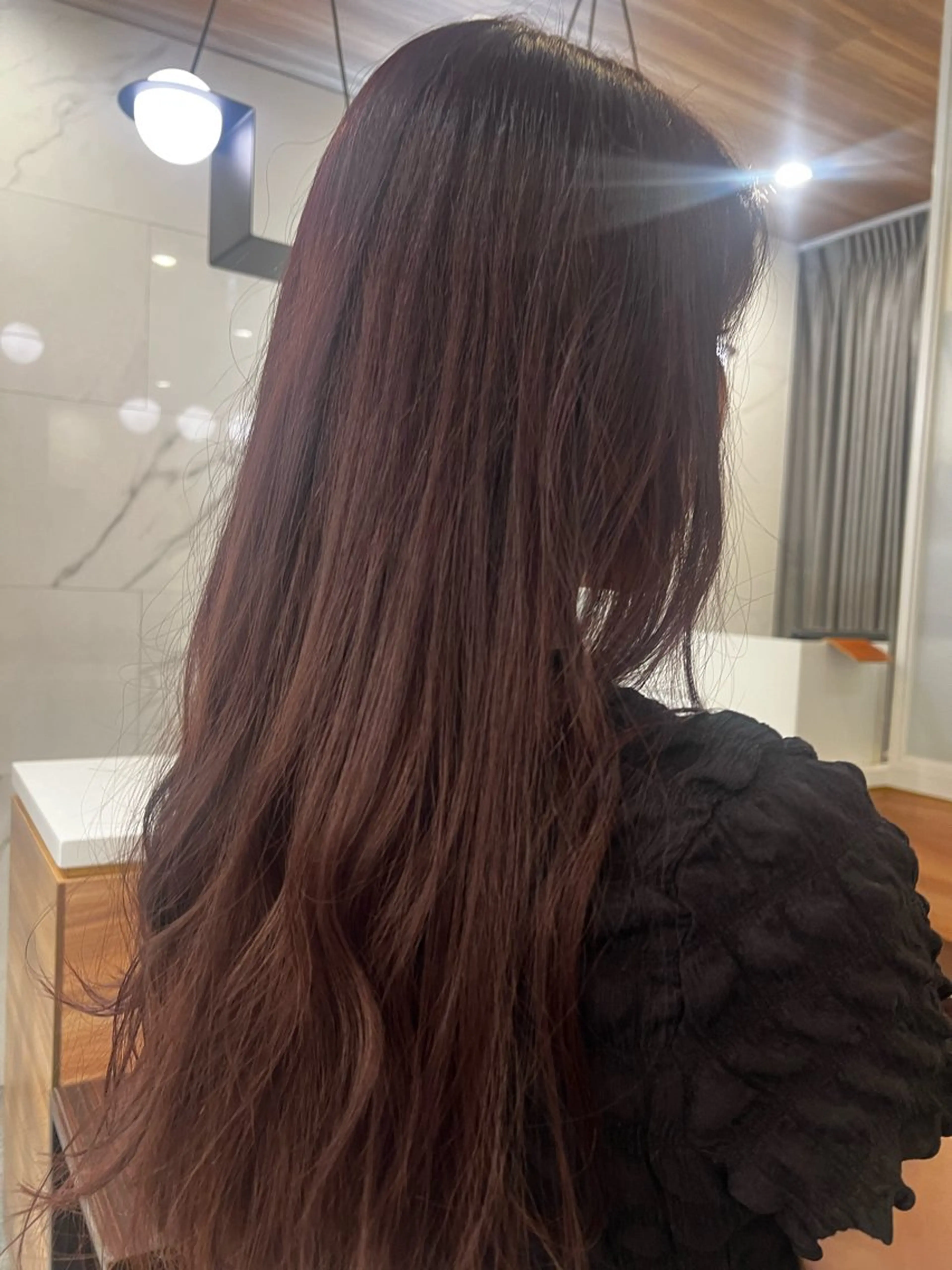 カラー トーンアップ🦢 ユメのヘアスタイル