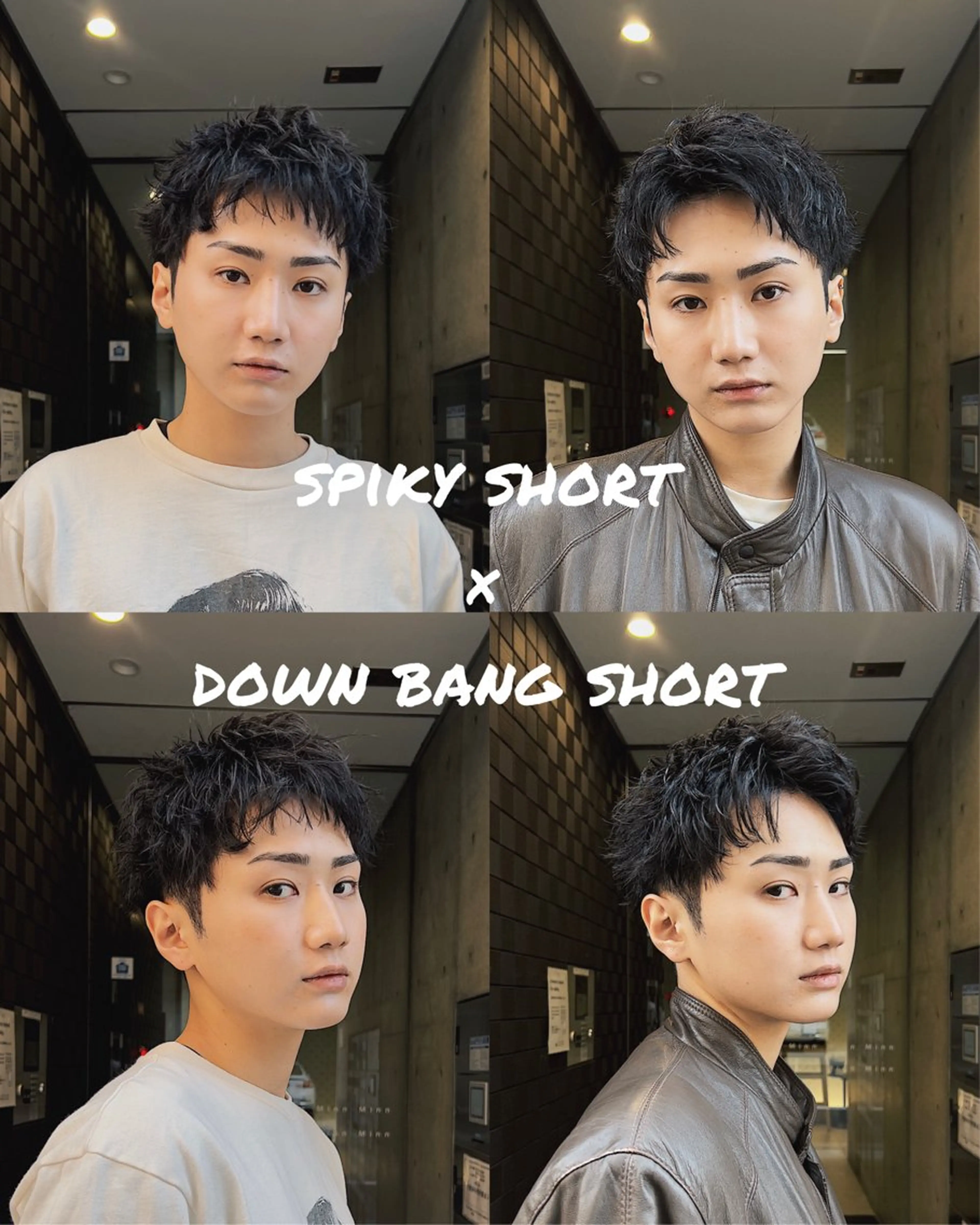 ショート メンズ スパイキーショート ショートヘア 大阪メンズパーマ /スパイキー/らいのヘアスタイル