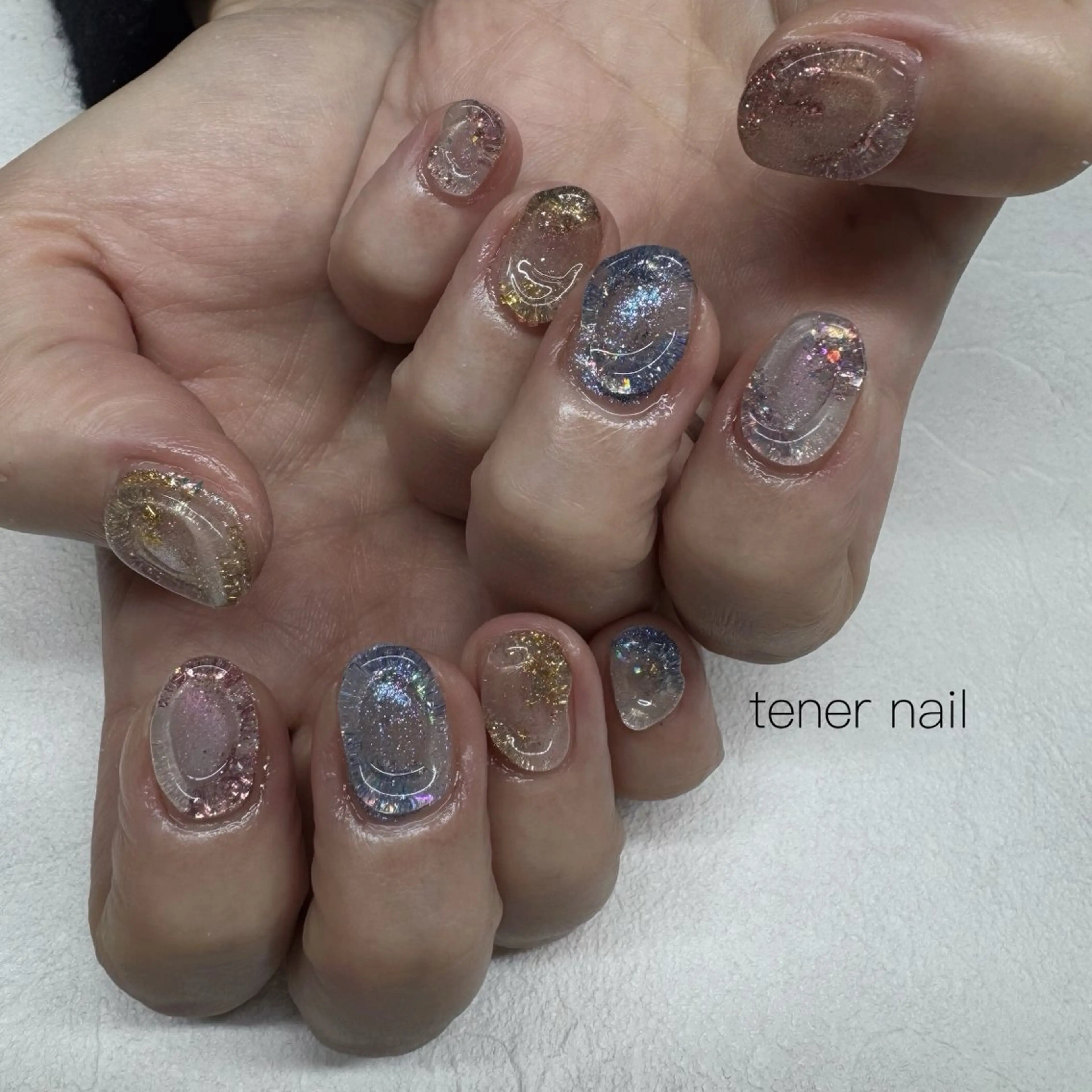 ネイル ぷっくりネイル ハンドネイル tener  nail  テネルネイル所属・テネルネイル tener nailのネイルデザイン