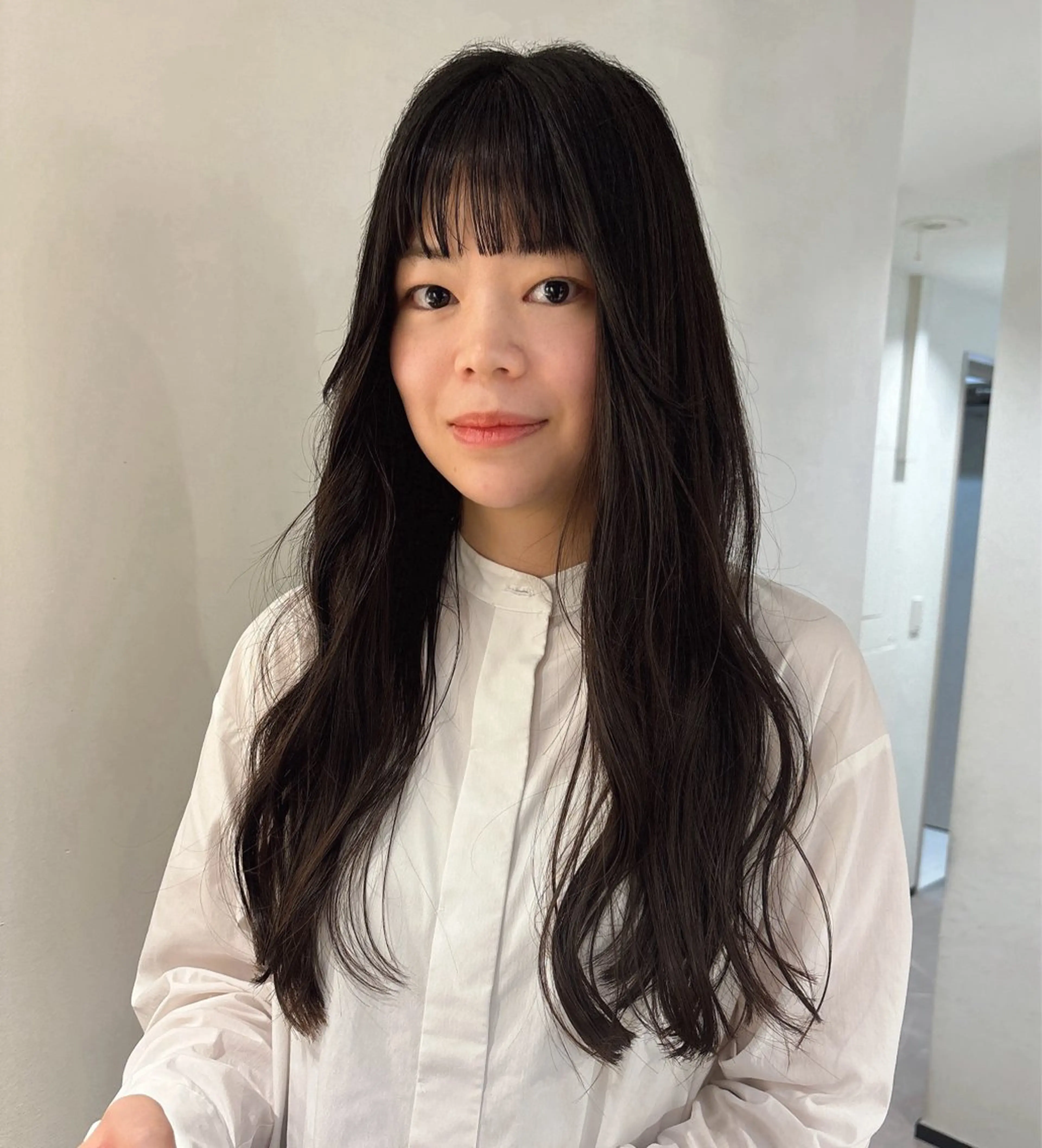 ロング カット 似合わせカット/ 艶カラー/いらみなのヘアスタイル