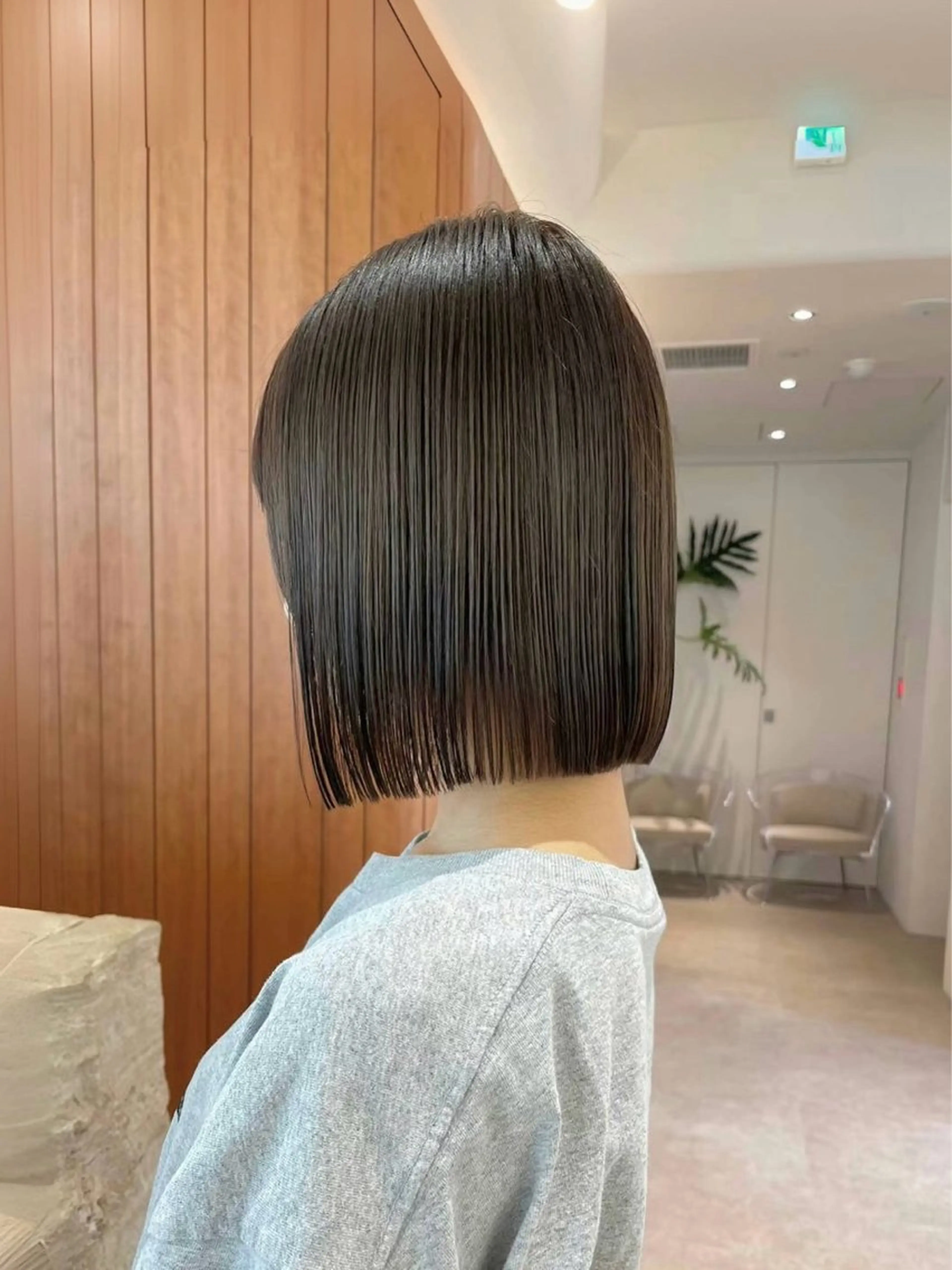 ショート カラー カット ヘアカラー トリートメント 渋谷／タッセルボブ ／顔周り/加邊凌也のヘアスタイル