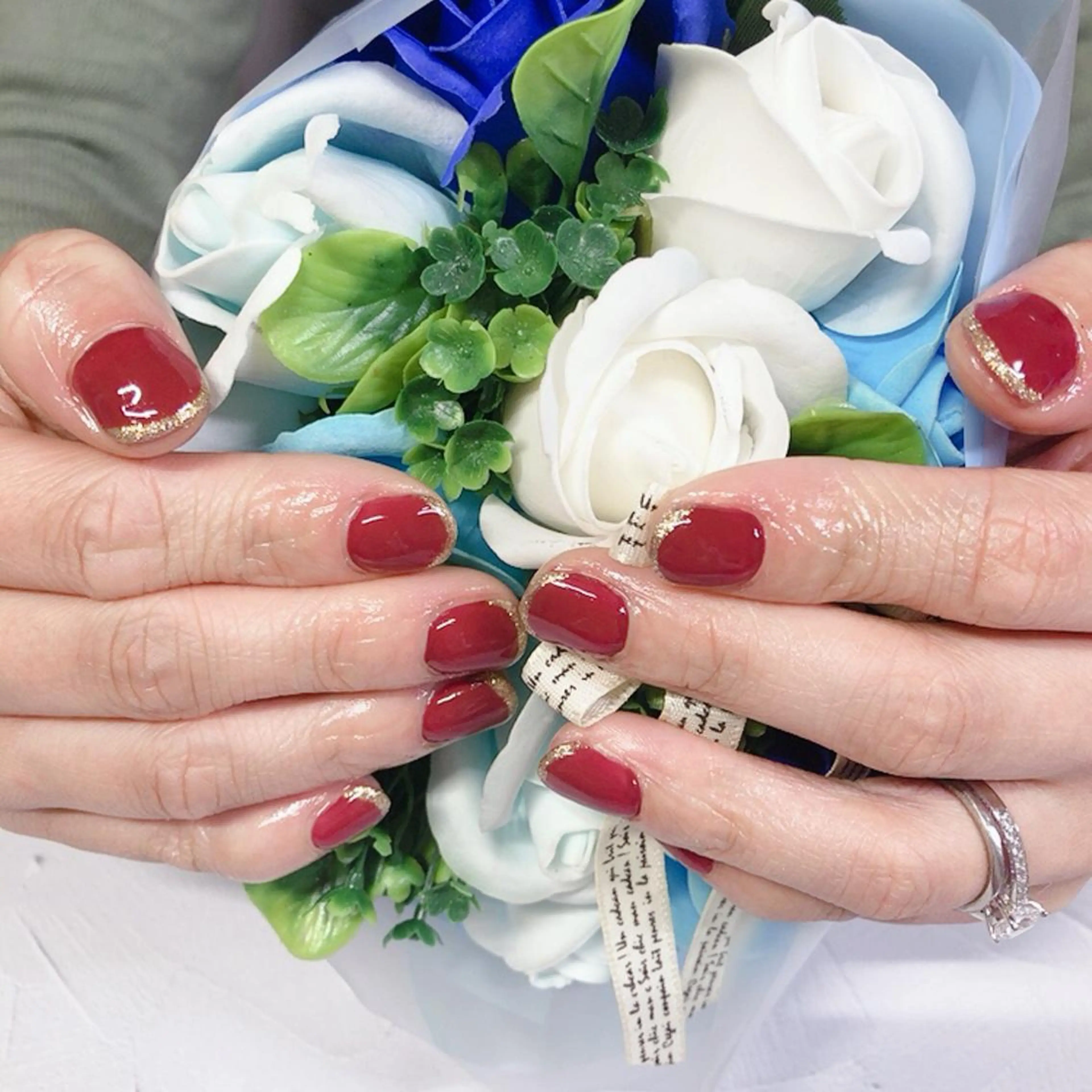 ネイル フレンチネイル 奥園 良恵のネイルデザイン