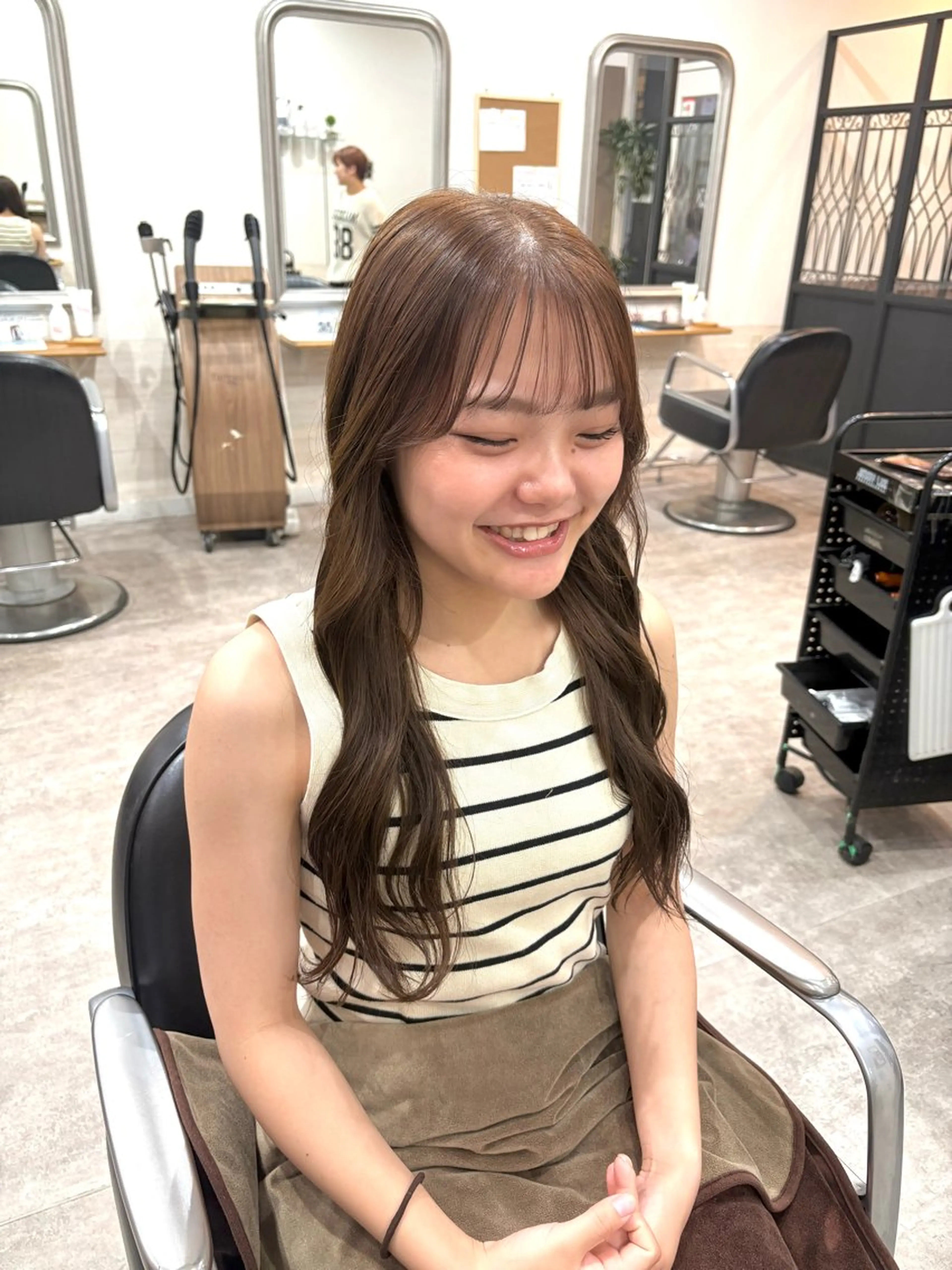 カラー 髪質改善 カット ヘアカラー トリートメント 艶髪🥣透明感カラー 🫧前田奈津実のヘアスタイル