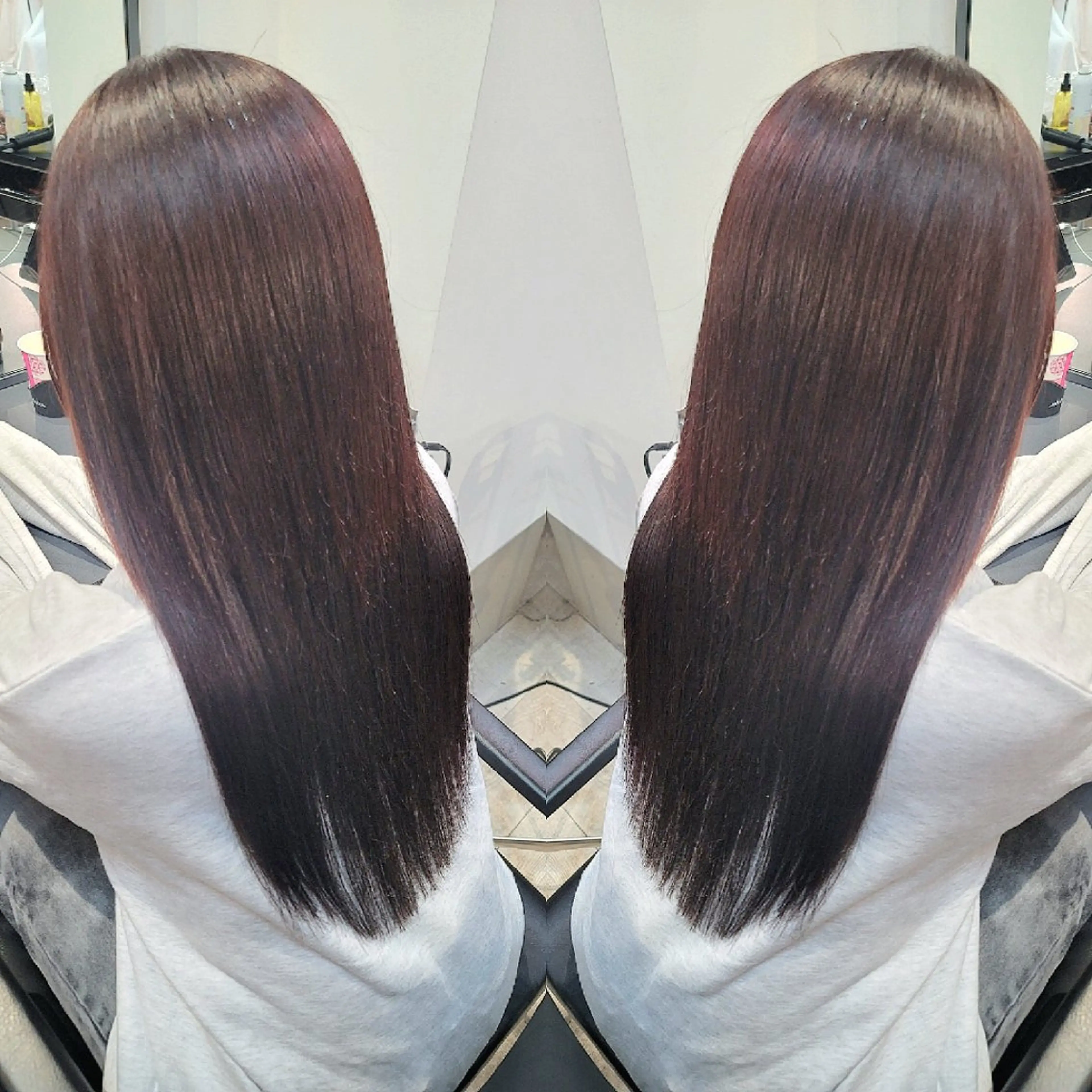 カット✂️➕️🌈最高級イルミナorアディクシー🌈➕️りんご幹細胞培養液Tr🍎➕️超音波アイロン➕️ナノスチーム🍀の写真